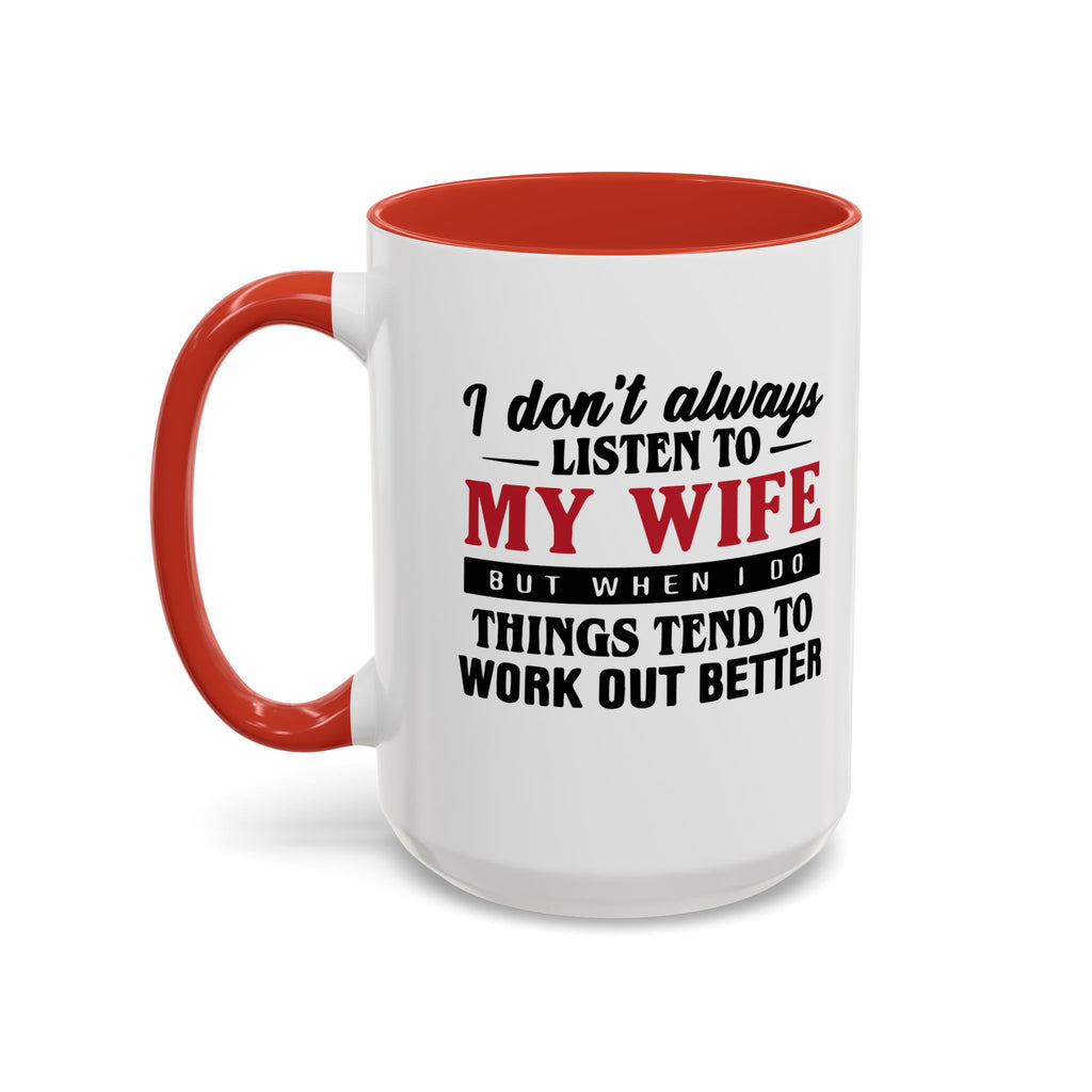 Funny Husband Coffee Mug – 11oz & 15oz Humor Quote, Colorful Interior