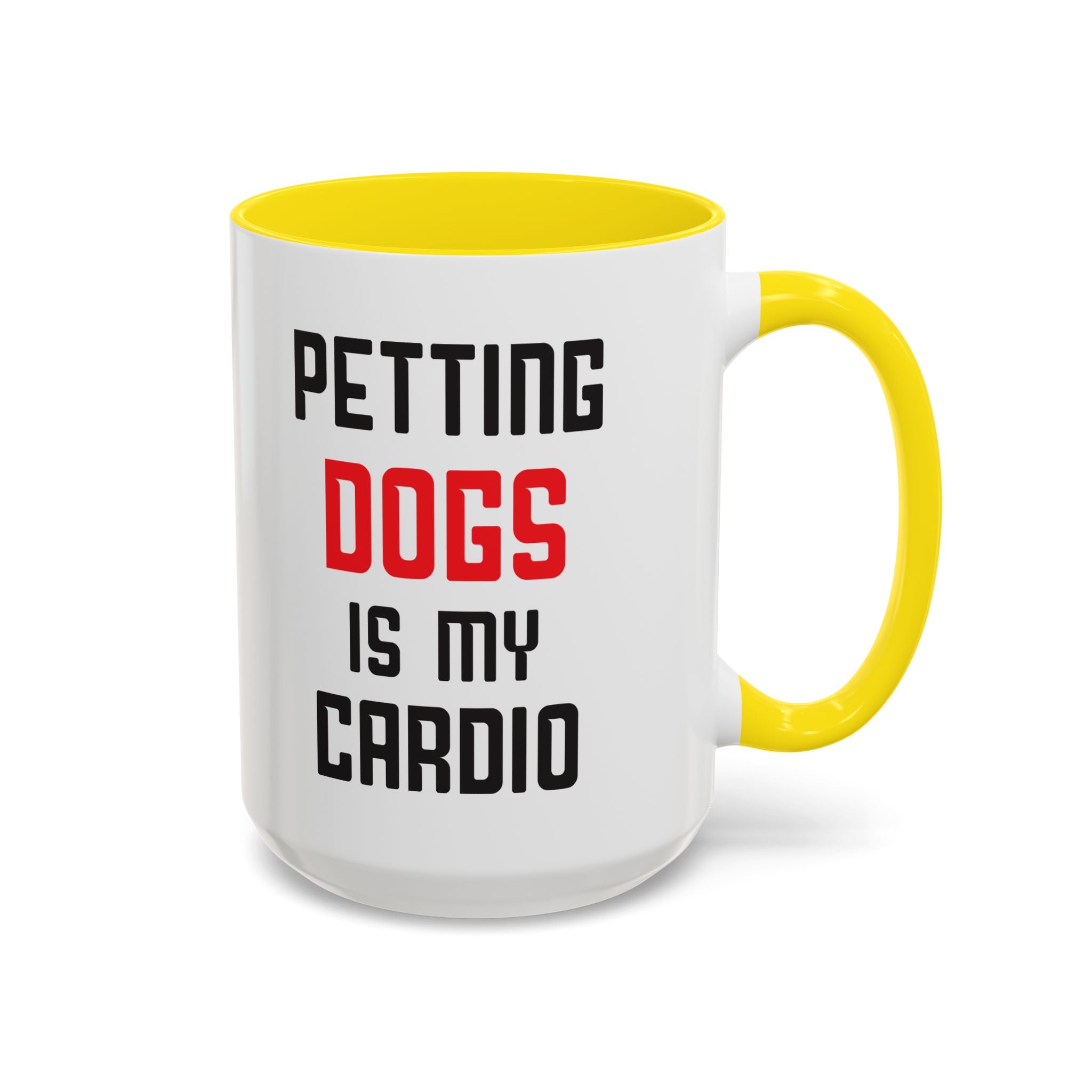 Dog Lover Coffee Mug – 11oz & 15oz Funny Pet Quote, Colorful Interior