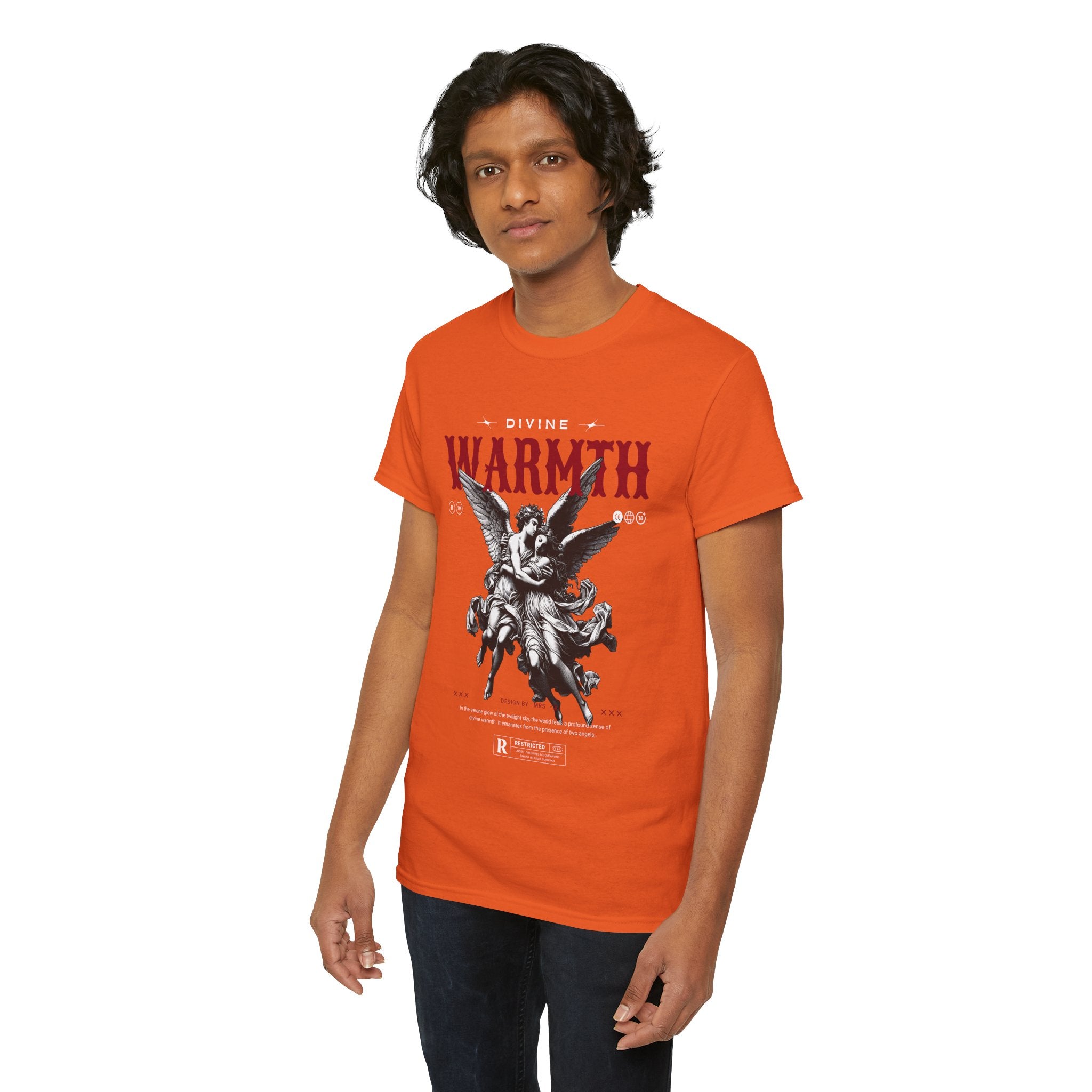 Divine Warmth: Angelic Embrace T-Shirt Design