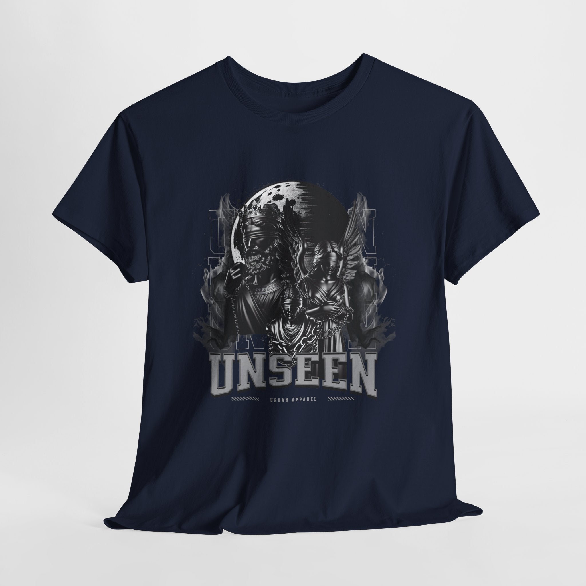 "Unseen" Blindfolded Figures with Chains - Dark Urban Apparel Digital Art