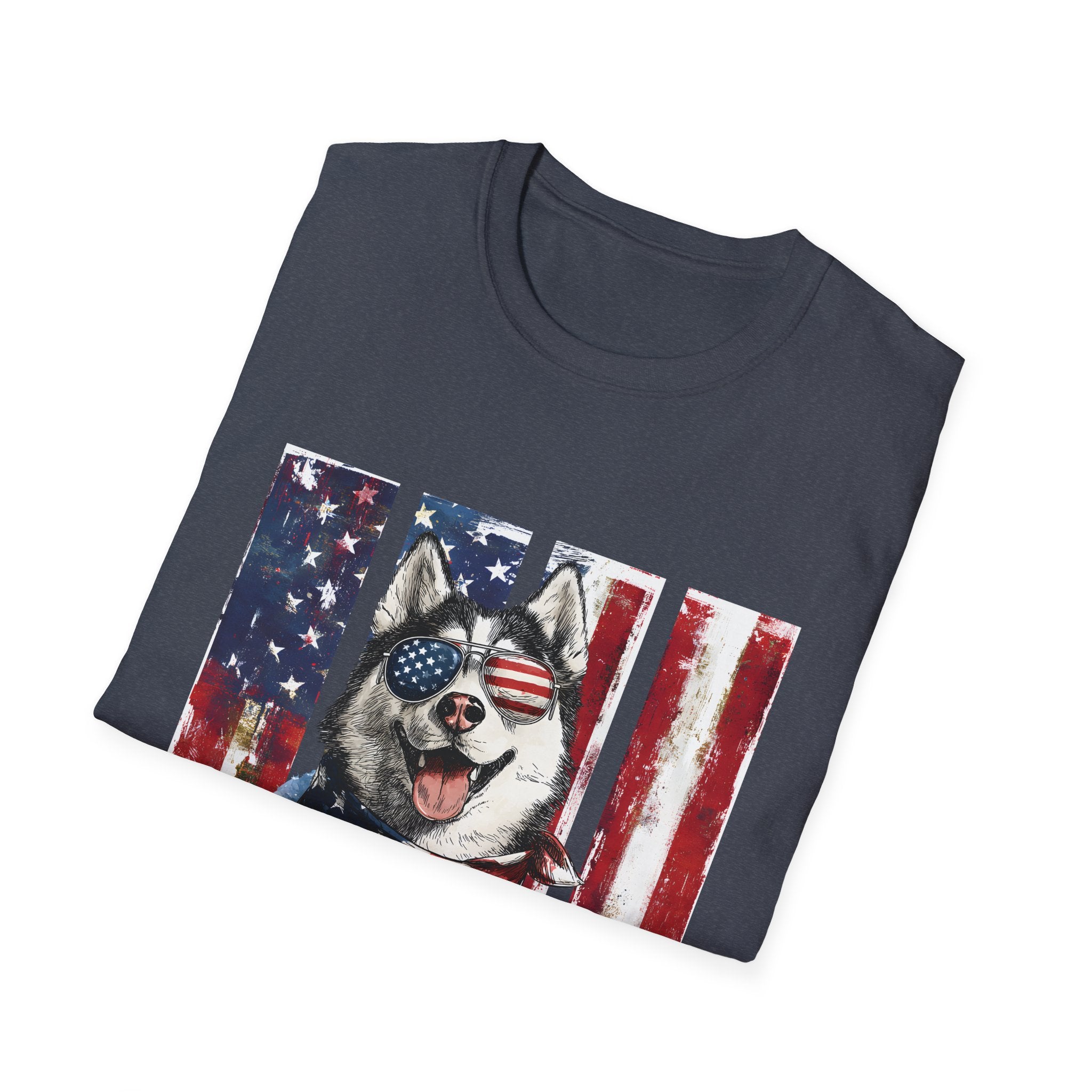 Patriotic Paws: Siberian Husky Edition