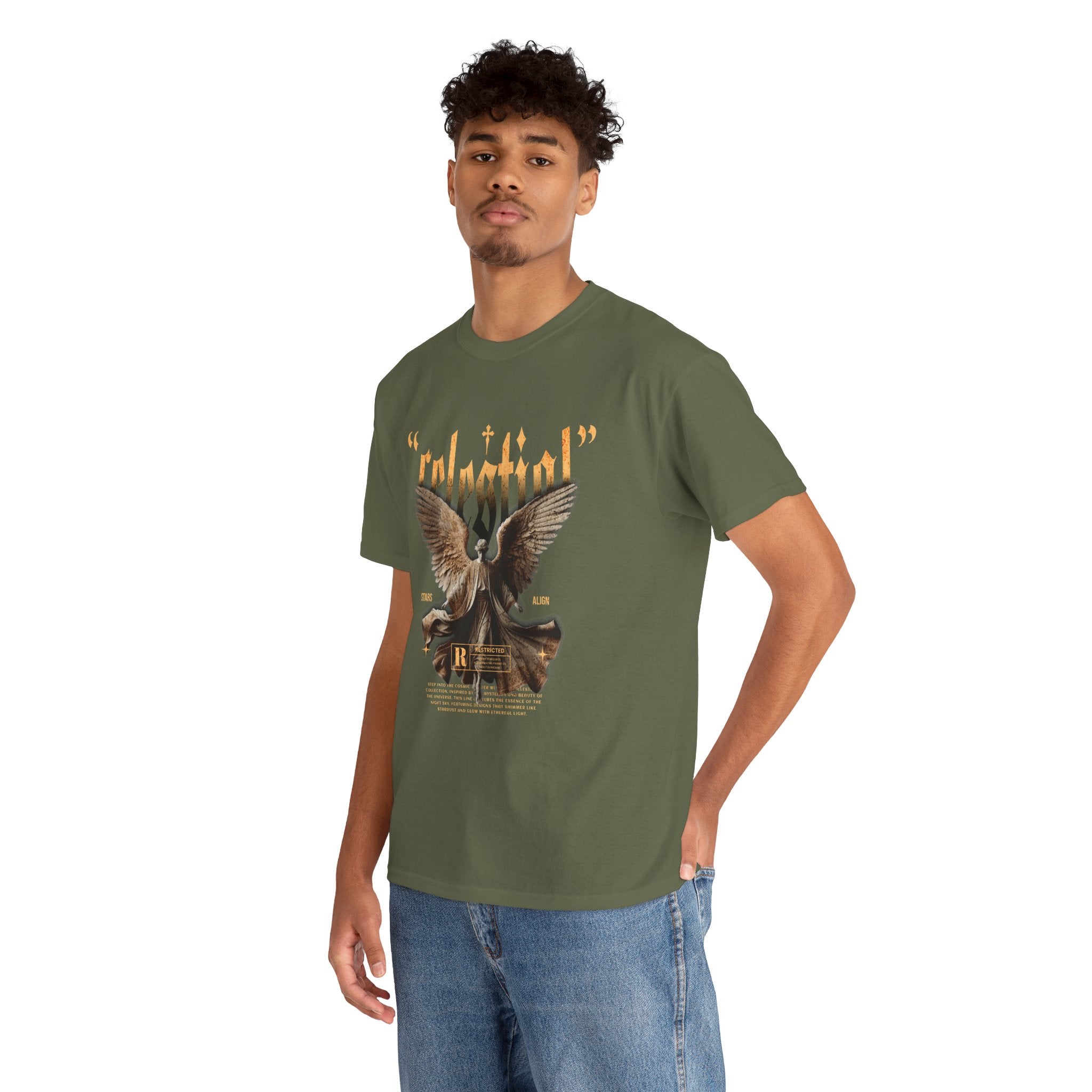 "Celestial Angel" - Divine Art & Streetwear Design