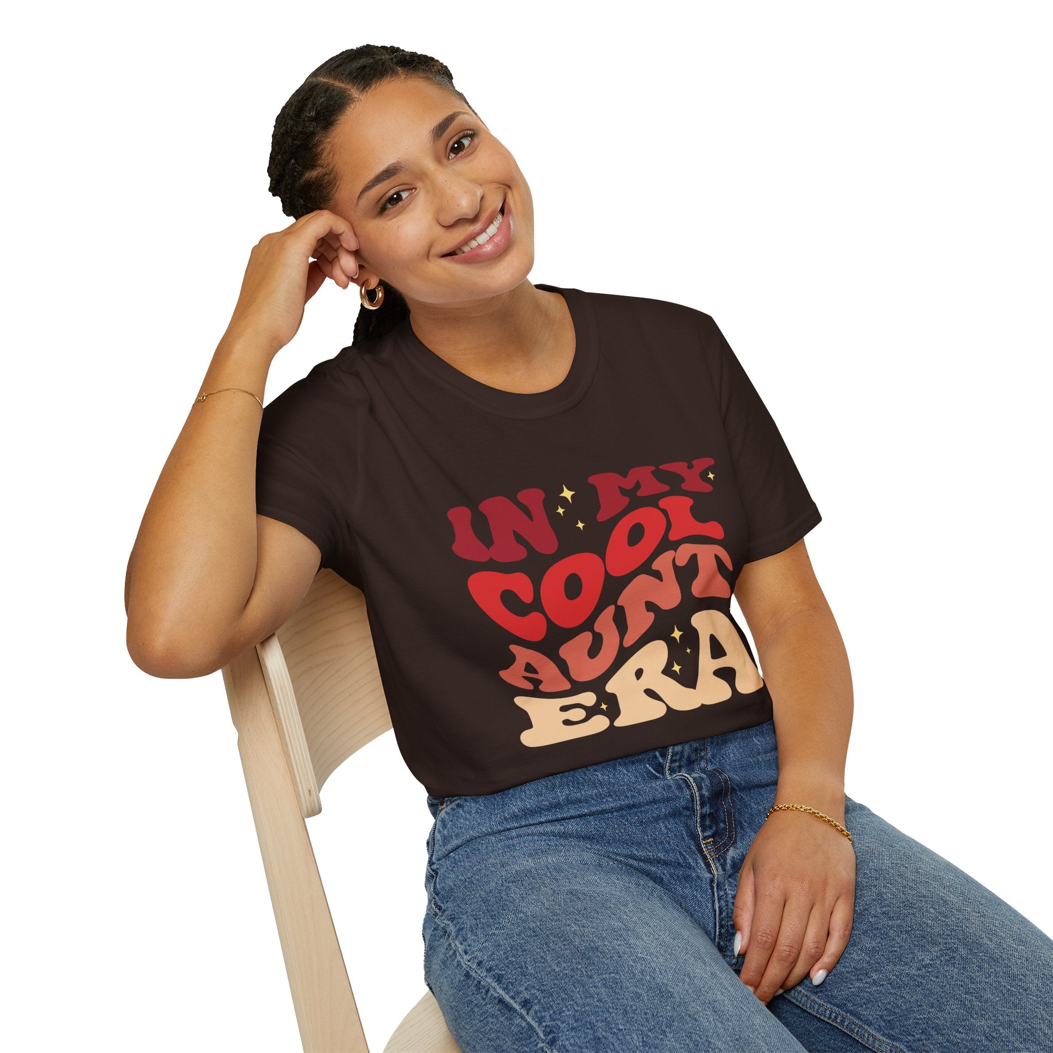 Cool Aunt T-Shirt – “In My Cool Aunt Era” Fun Auntie Gift Tee for Birthdays, Family Gatherings, and Everyday Wear