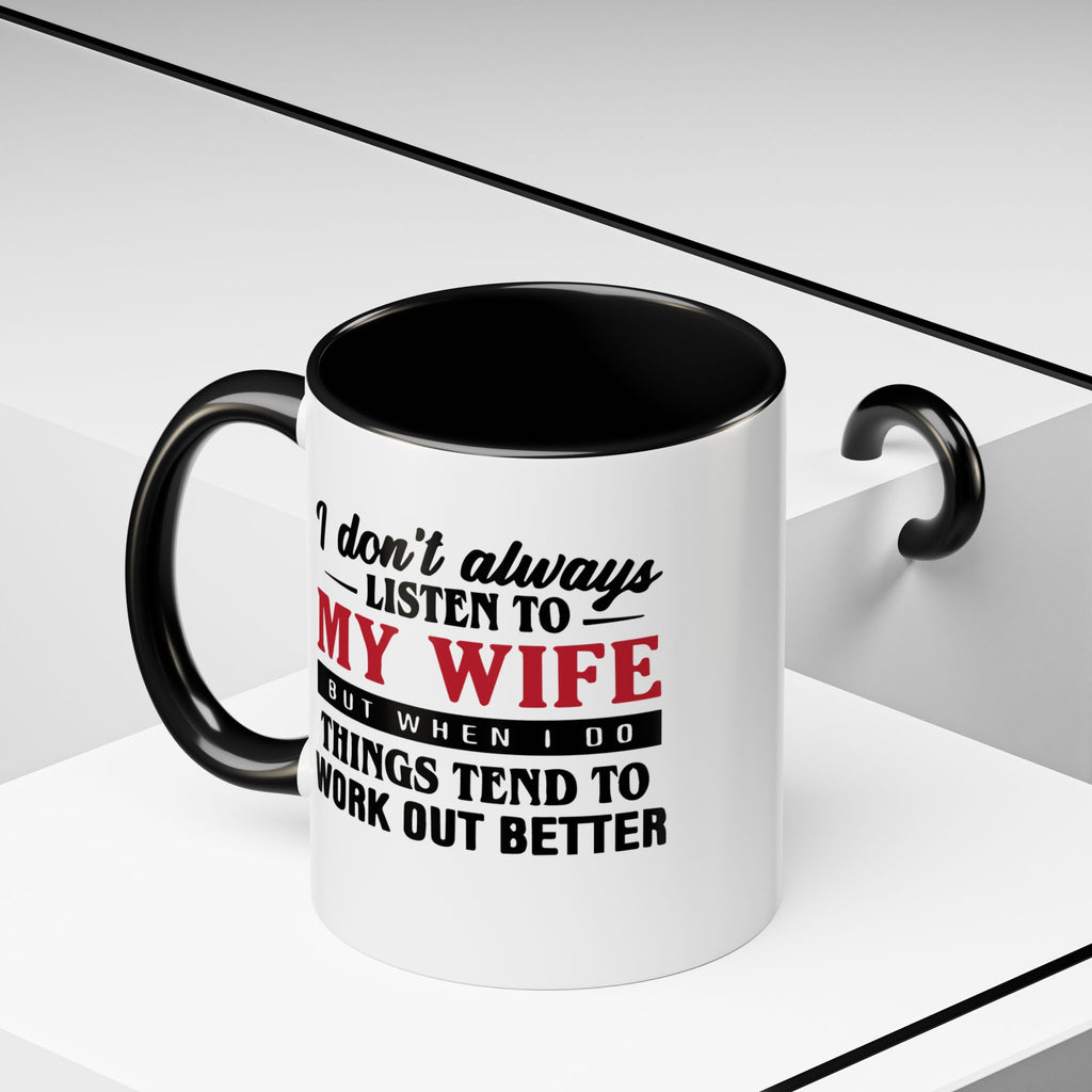 Funny Husband Coffee Mug – 11oz & 15oz Humor Quote, Colorful Interior