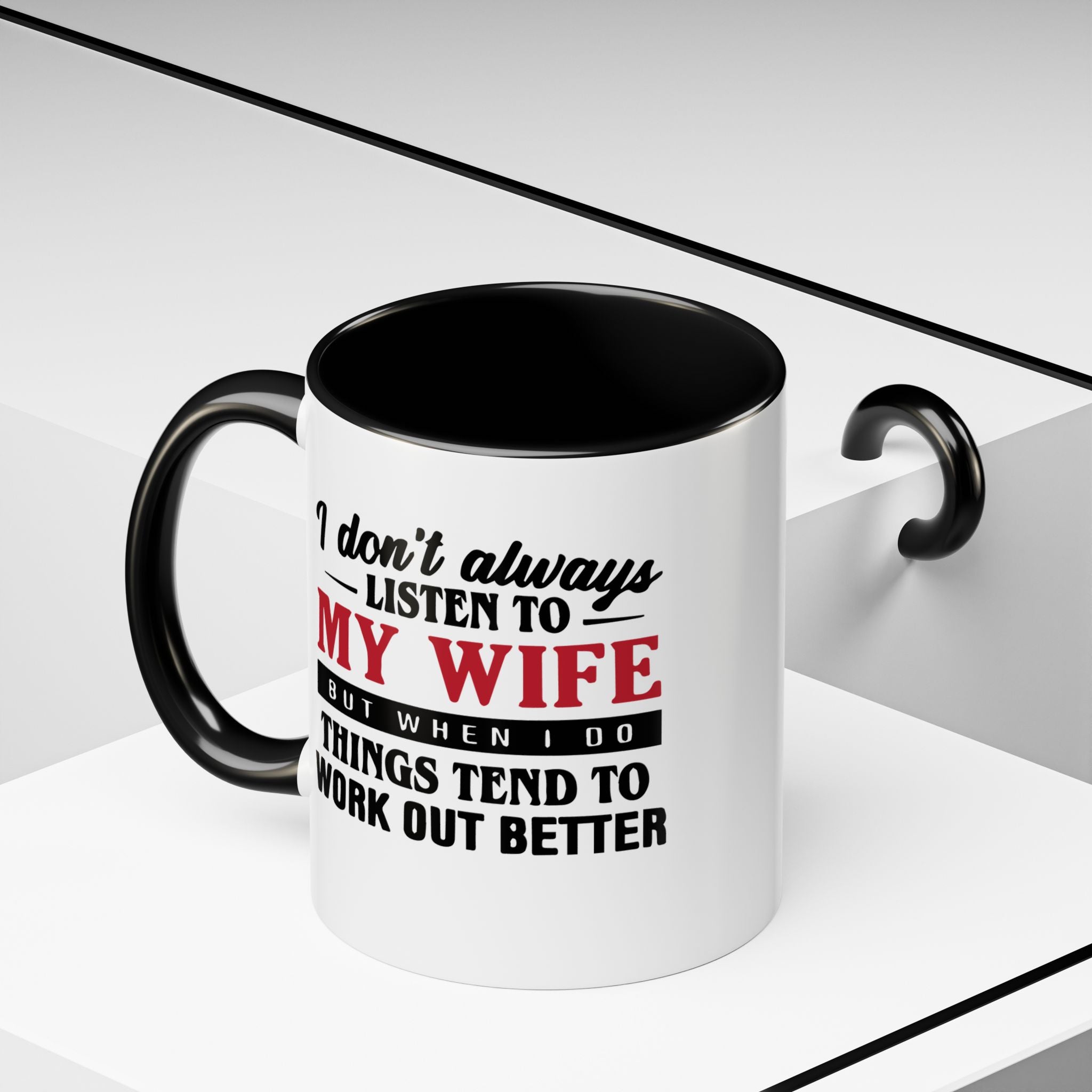 Funny Husband Coffee Mug – 11oz & 15oz Humor Quote, Colorful Interior