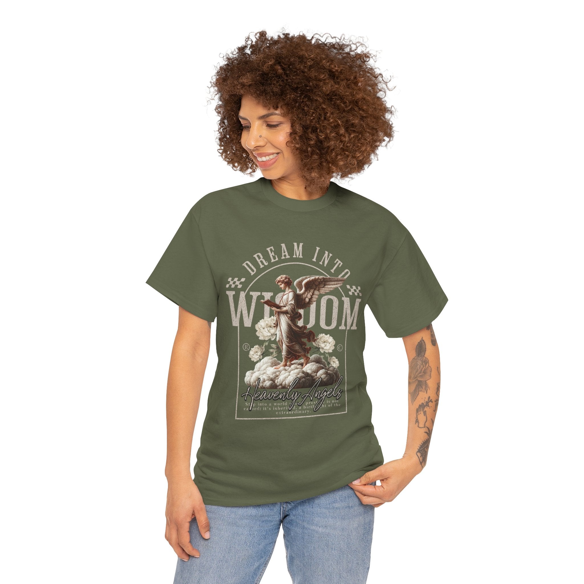 "Dream into Wisdom" - Heavenly Angels T-Shirt Design