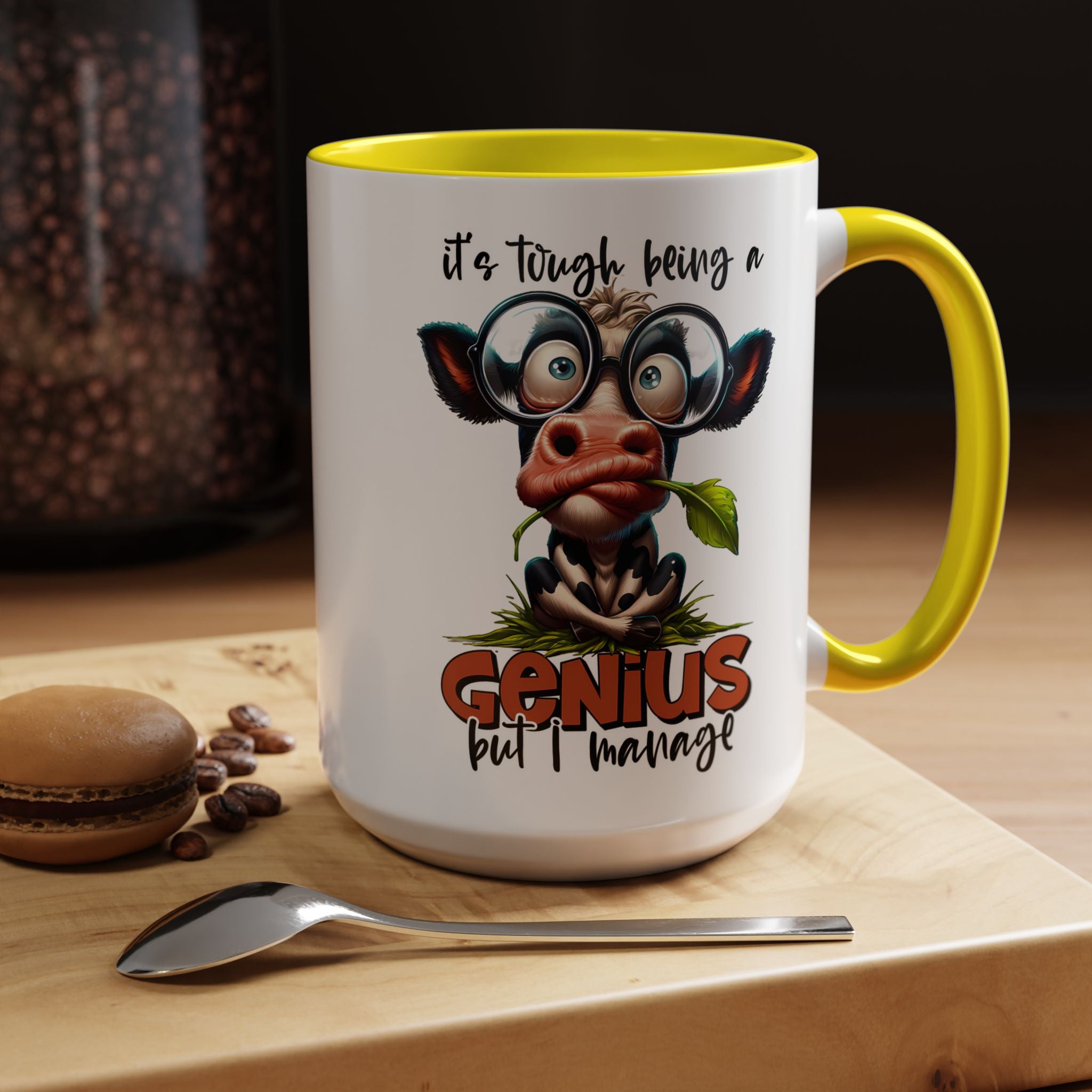 Moo-dest Genius Coffee Mug