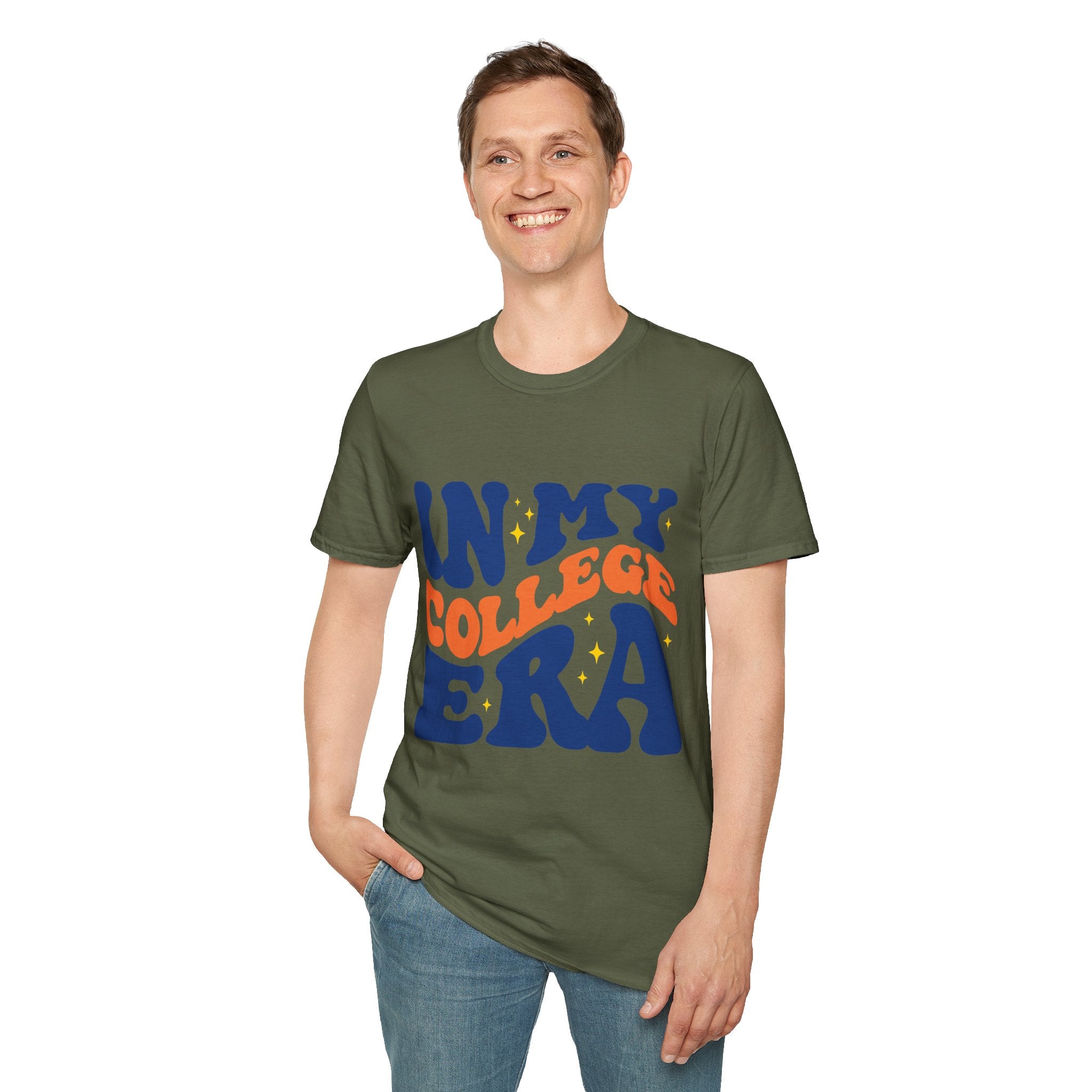 College Student T-Shirt – “In My College Era” Fun Campus Life Tee for Students, Grads, and School Spirit