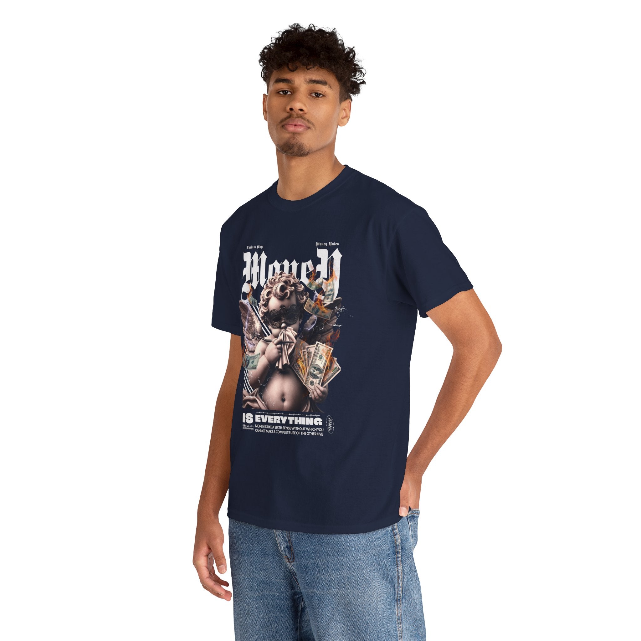 Money is Everything: Opulent Cherub Streetwear Design