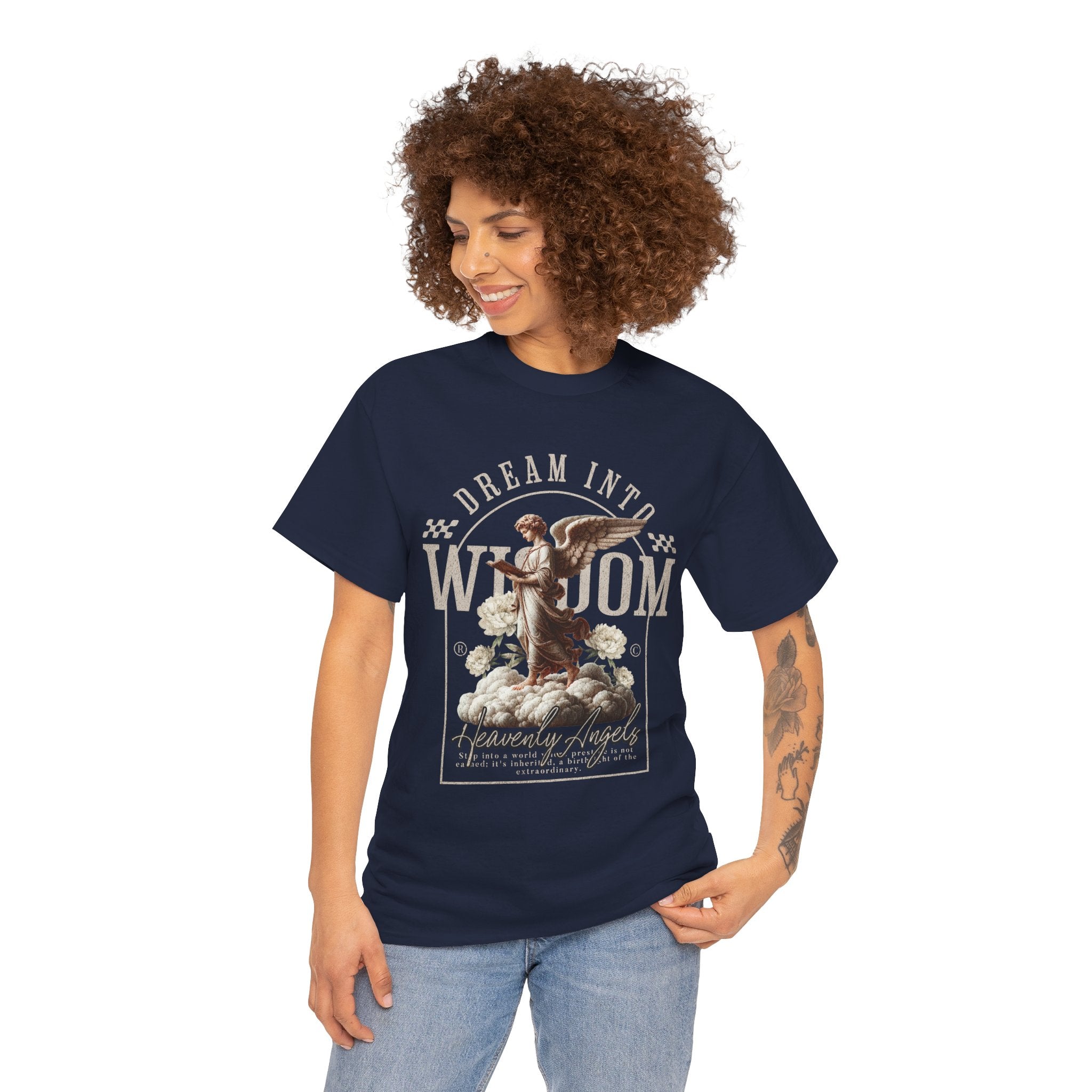 "Dream into Wisdom" - Heavenly Angels T-Shirt Design