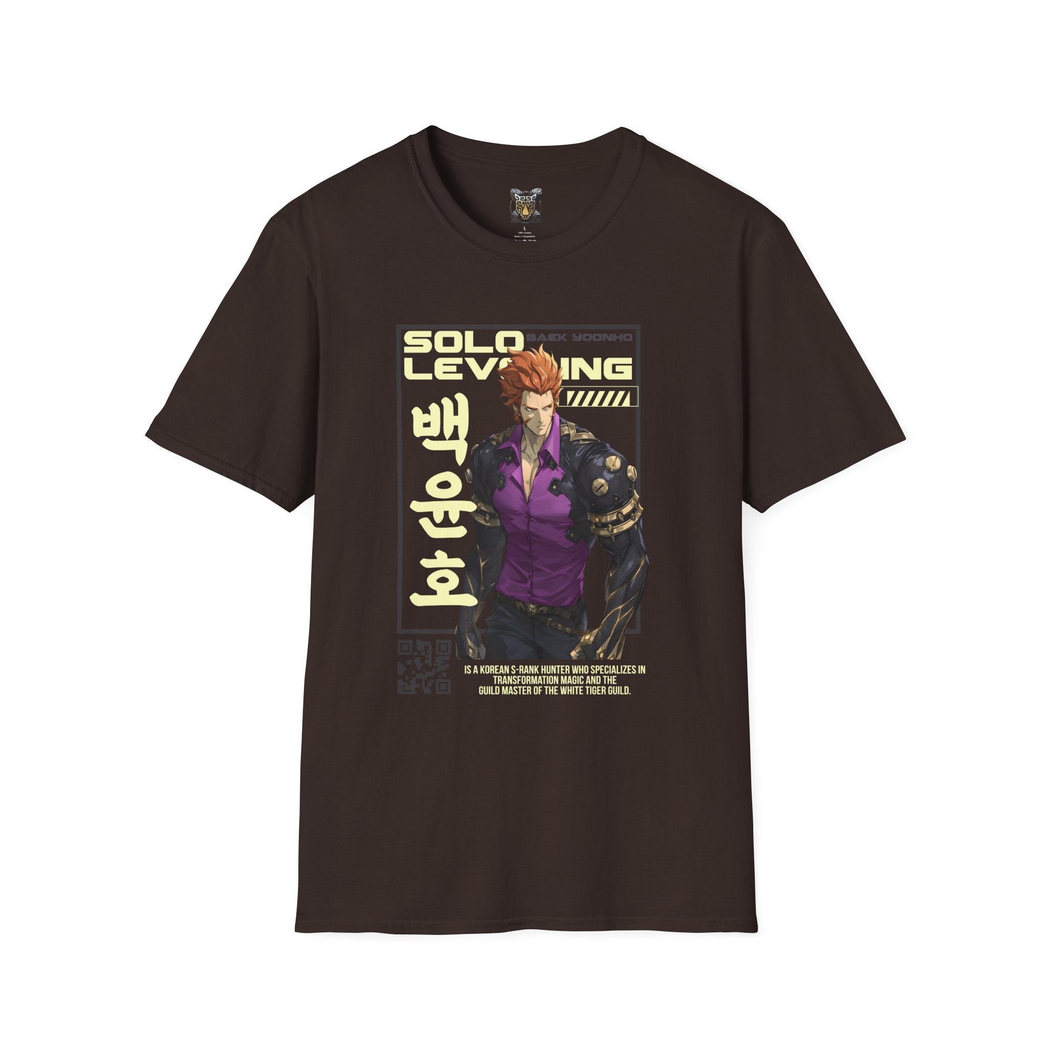 Solo Leveling T-Shirt – Baek Yoonho Anime Graphic Tee for Fans of Manhwa
