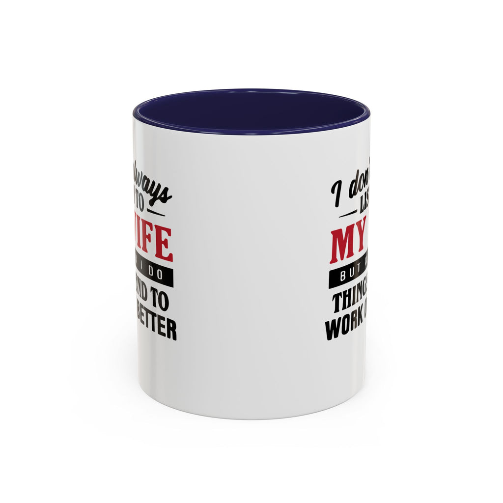 Funny Husband Coffee Mug – 11oz & 15oz Humor Quote, Colorful Interior