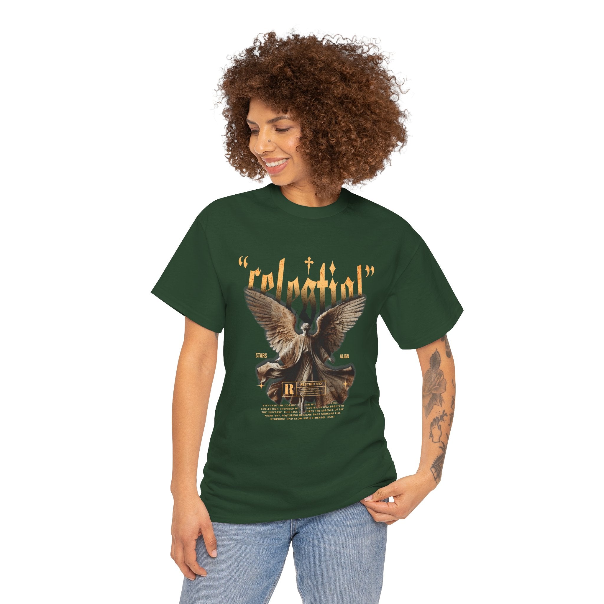 "Celestial Angel" - Divine Art & Streetwear Design