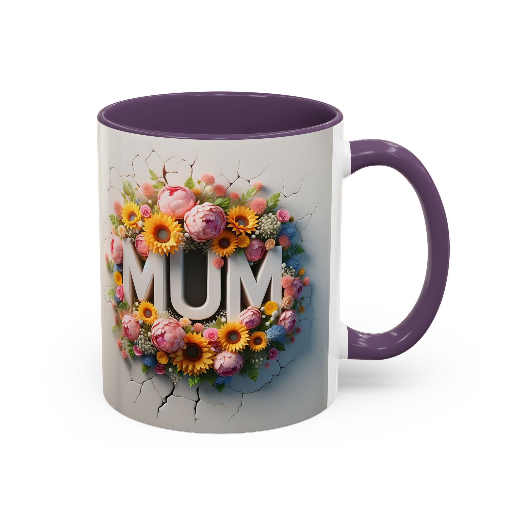 Love Mum Floral Coffee Mug