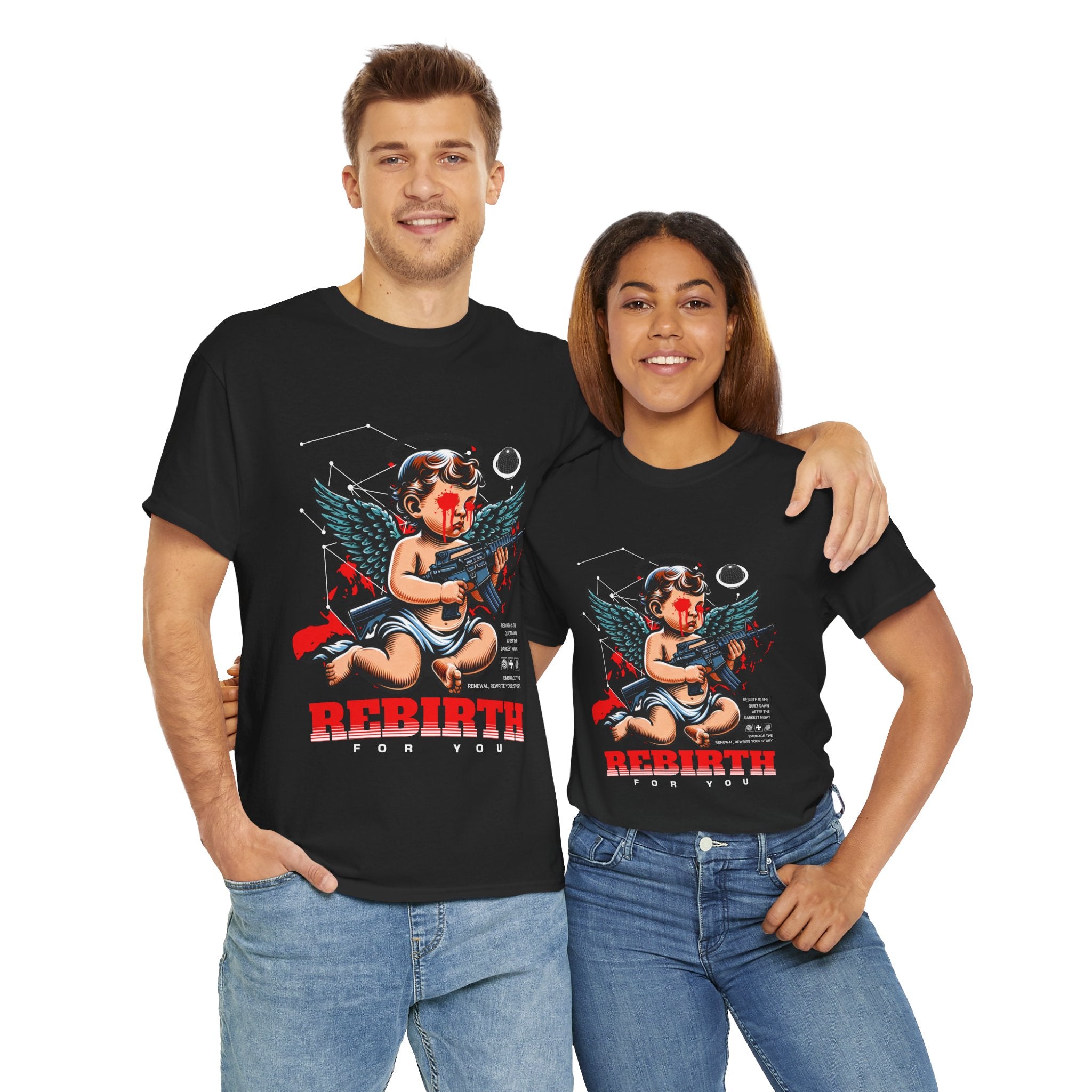 "Divine Angel" - Gothic Engraving T-Shirt Design