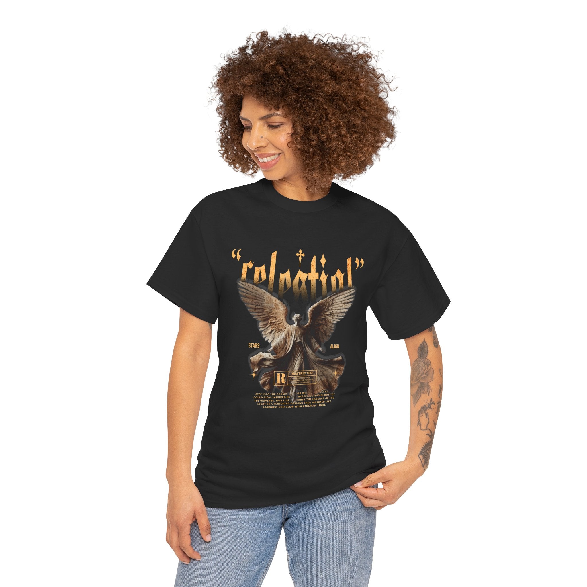 "Celestial Angel" - Divine Art & Streetwear Design