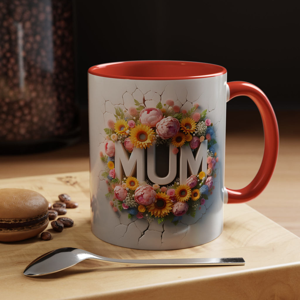 Love Mum Floral Coffee Mug