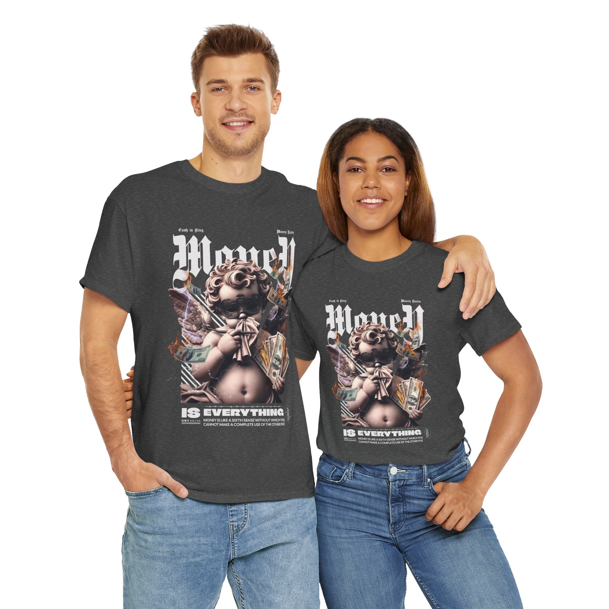 Money is Everything: Opulent Cherub Streetwear Design