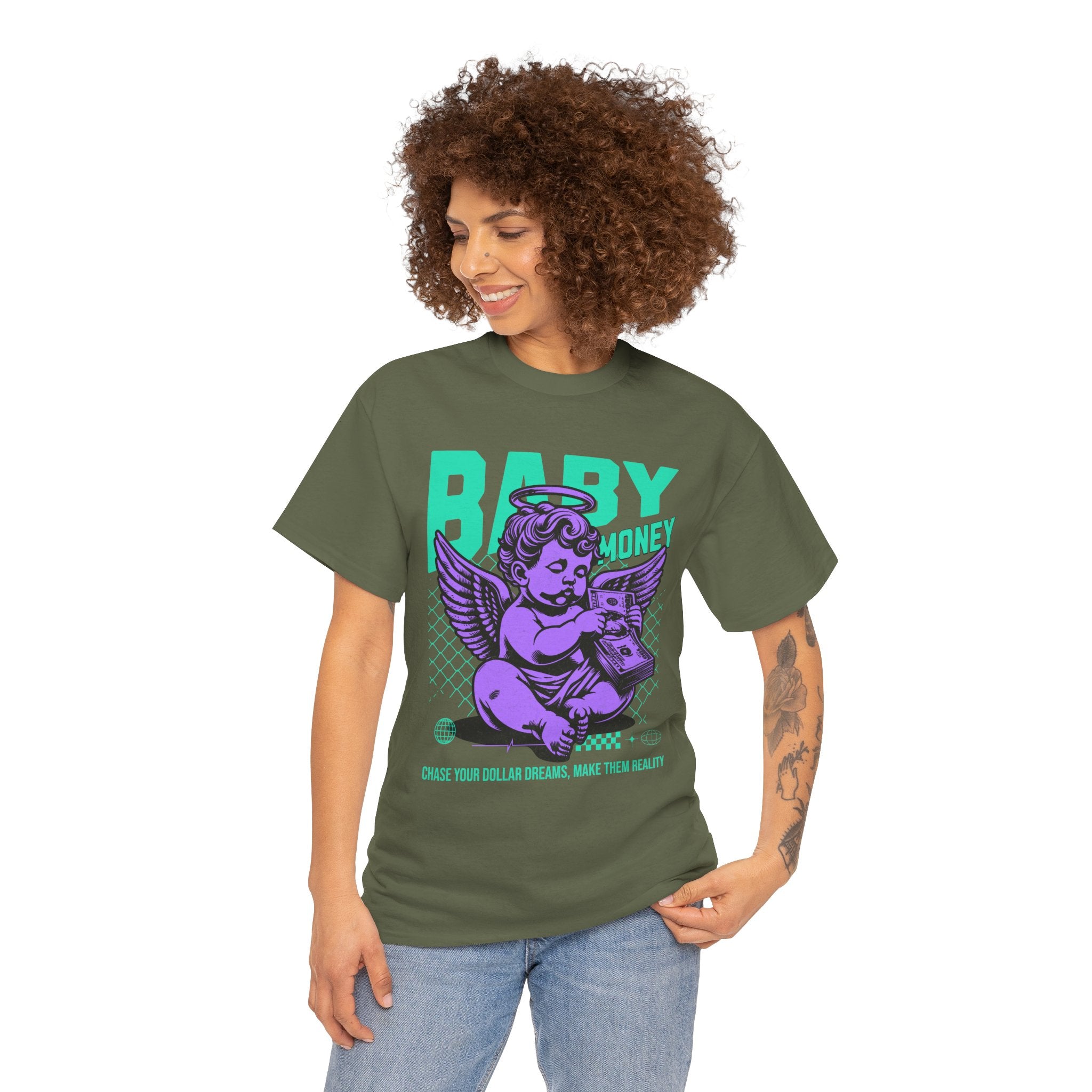 Baby Money: Chase Your Dollar Dreams Streetwear Graphic