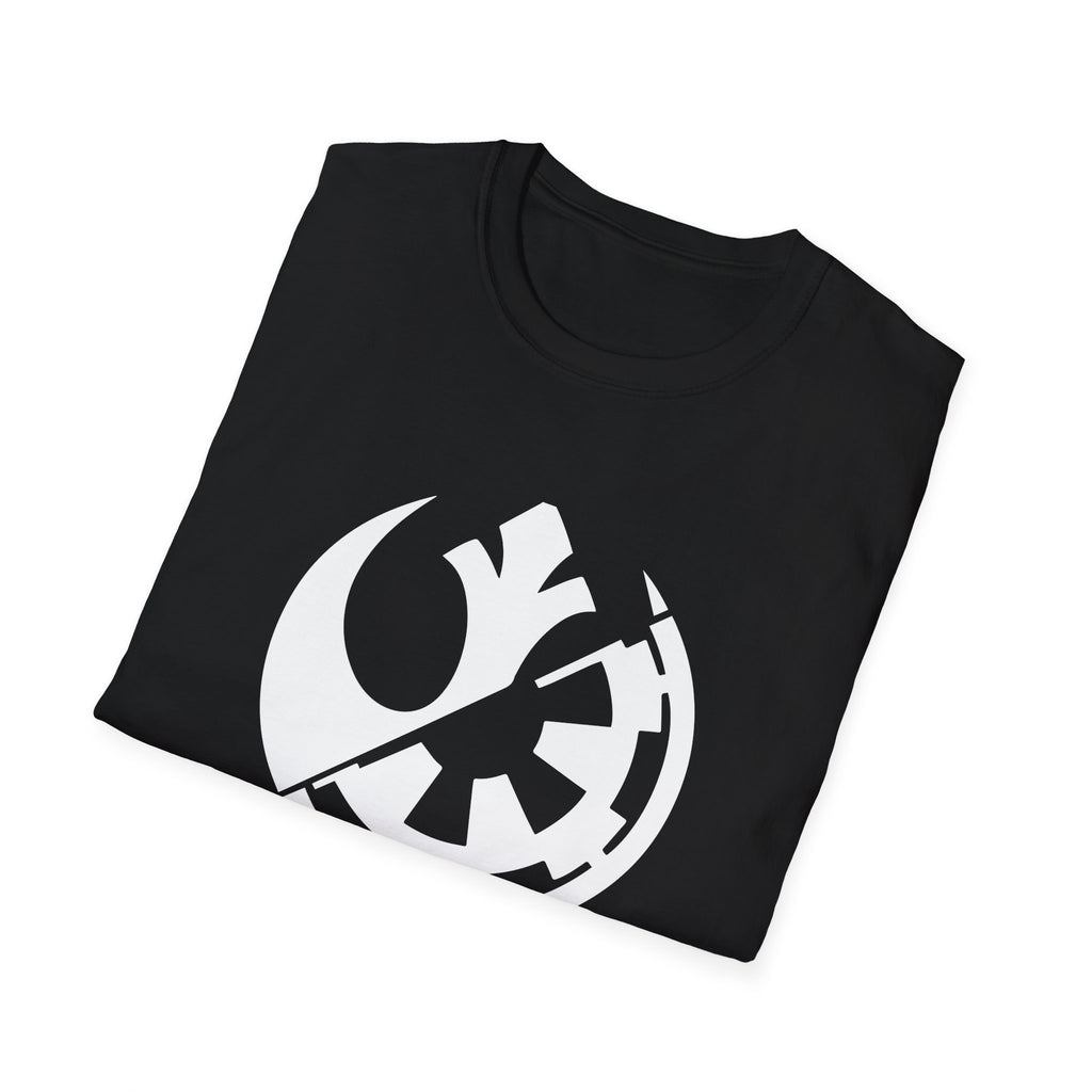 Choose Wisely – Jedi & First Order Split Logo Tee