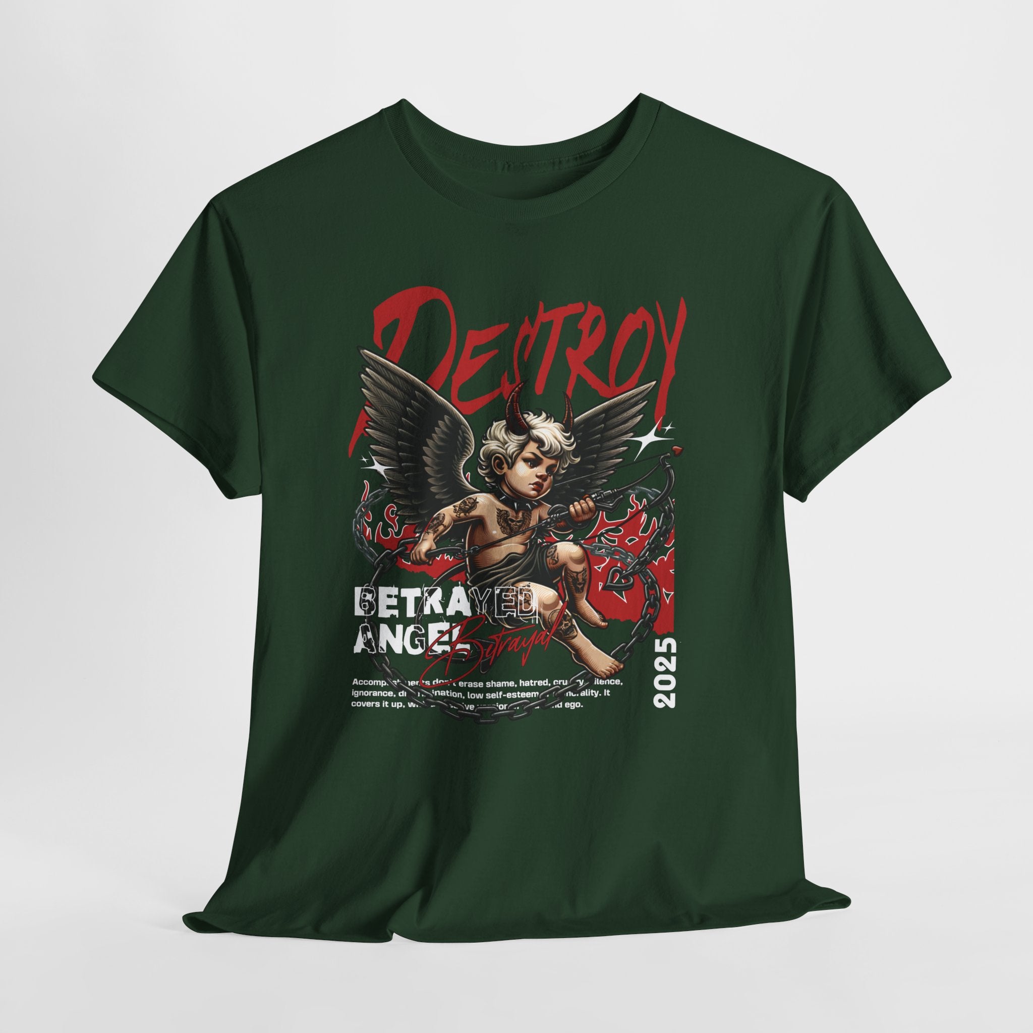 Destroyed Innocence: Betrayed Angel Streetwear Graphic