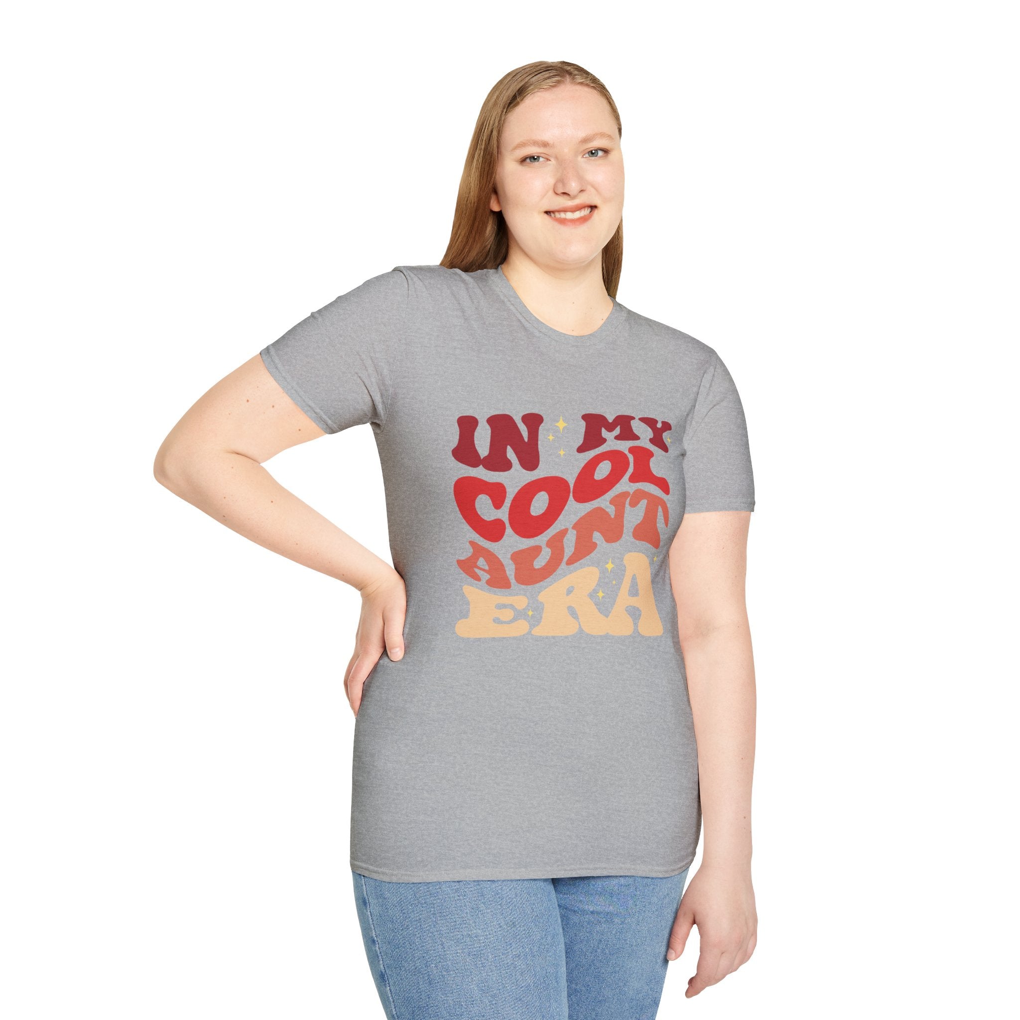 Cool Aunt T-Shirt – “In My Cool Aunt Era” Fun Auntie Gift Tee for Birthdays, Family Gatherings, and Everyday Wear