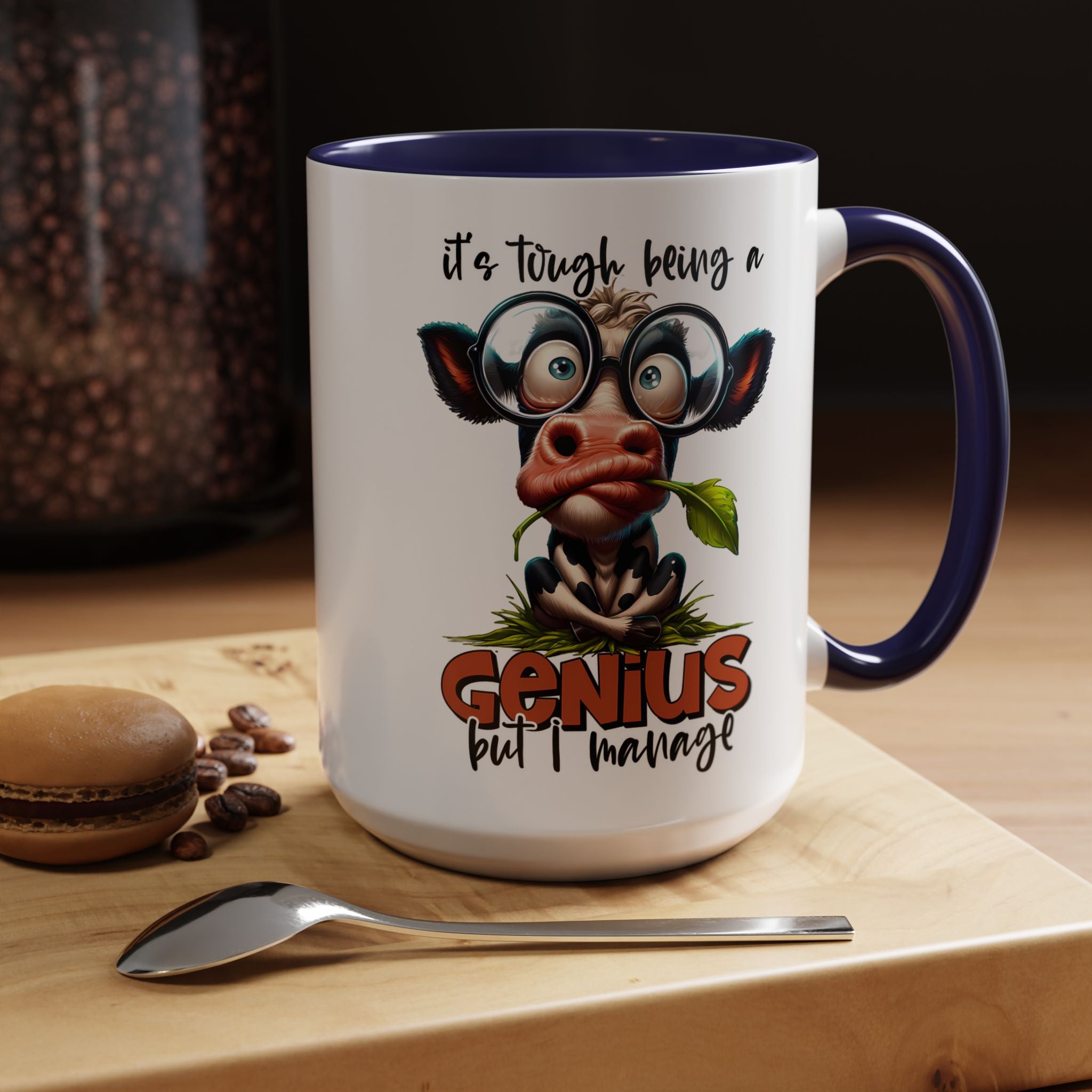 Moo-dest Genius Coffee Mug