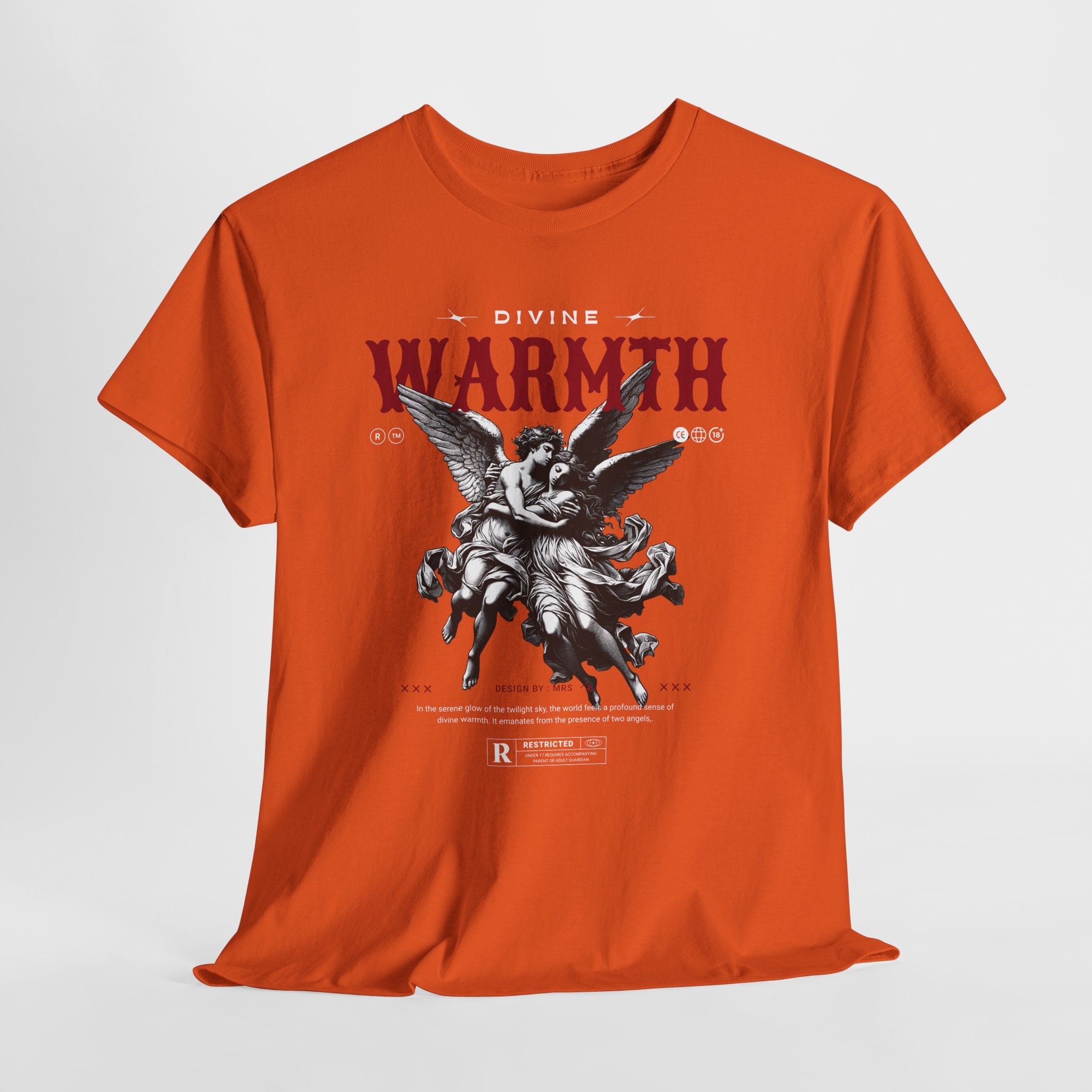 Divine Warmth: Angelic Embrace T-Shirt Design