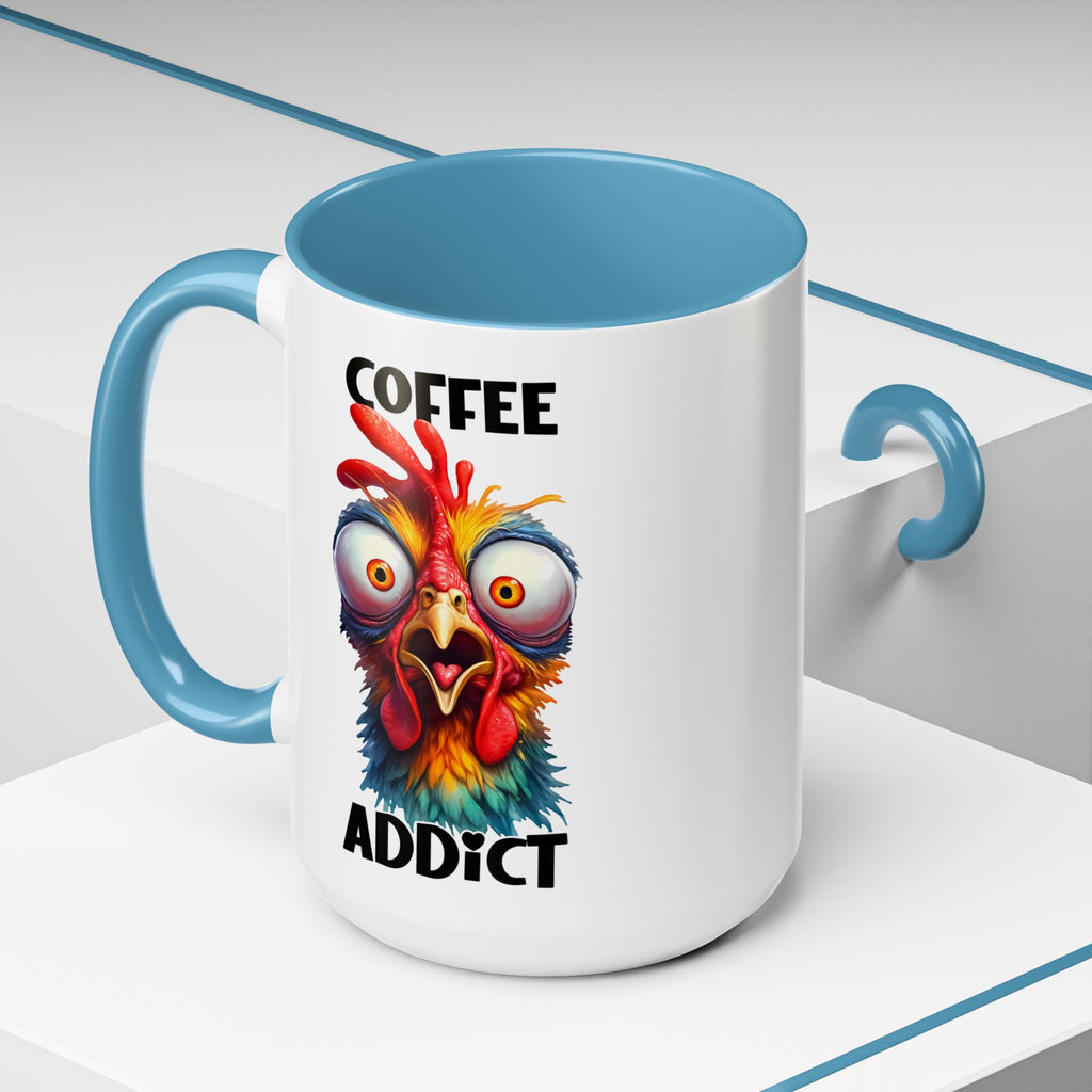 Coffee Addict – Perplexed Chicken Mug