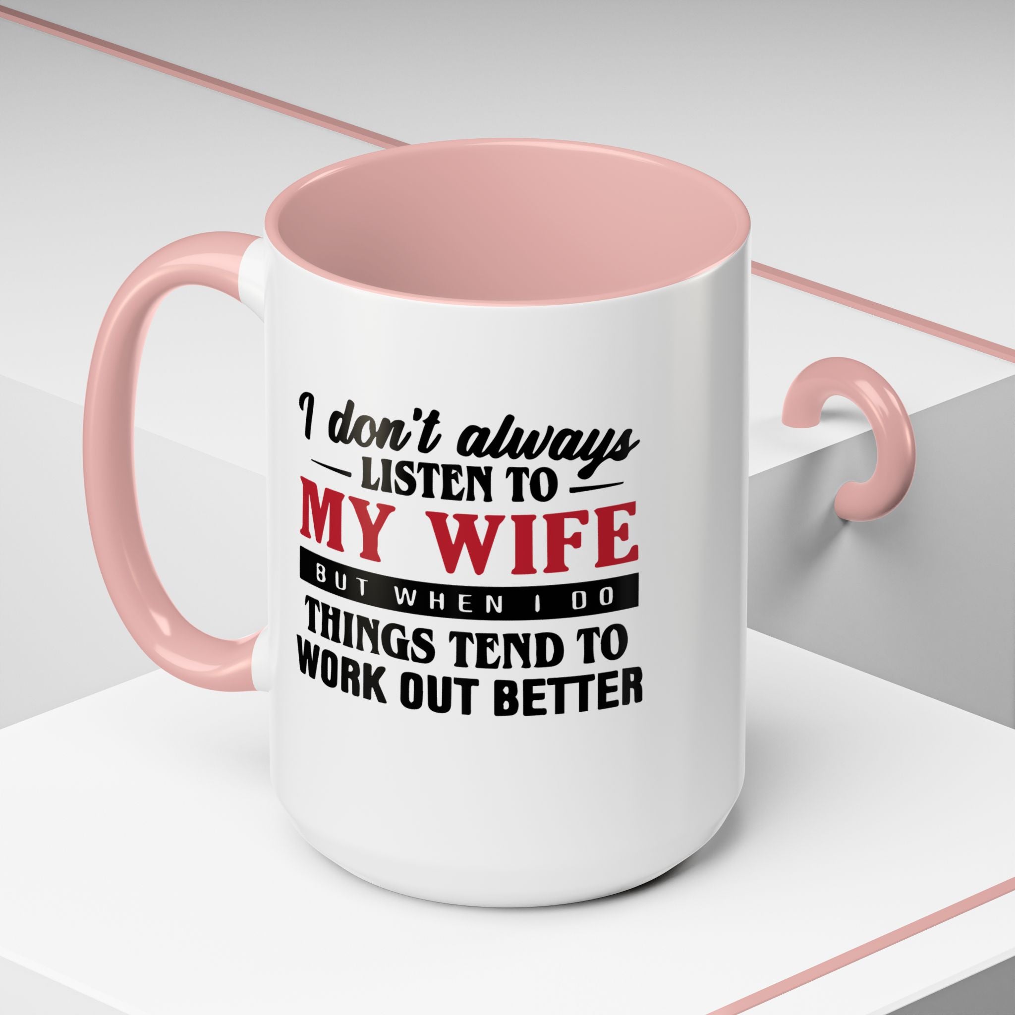 Funny Husband Coffee Mug – 11oz & 15oz Humor Quote, Colorful Interior
