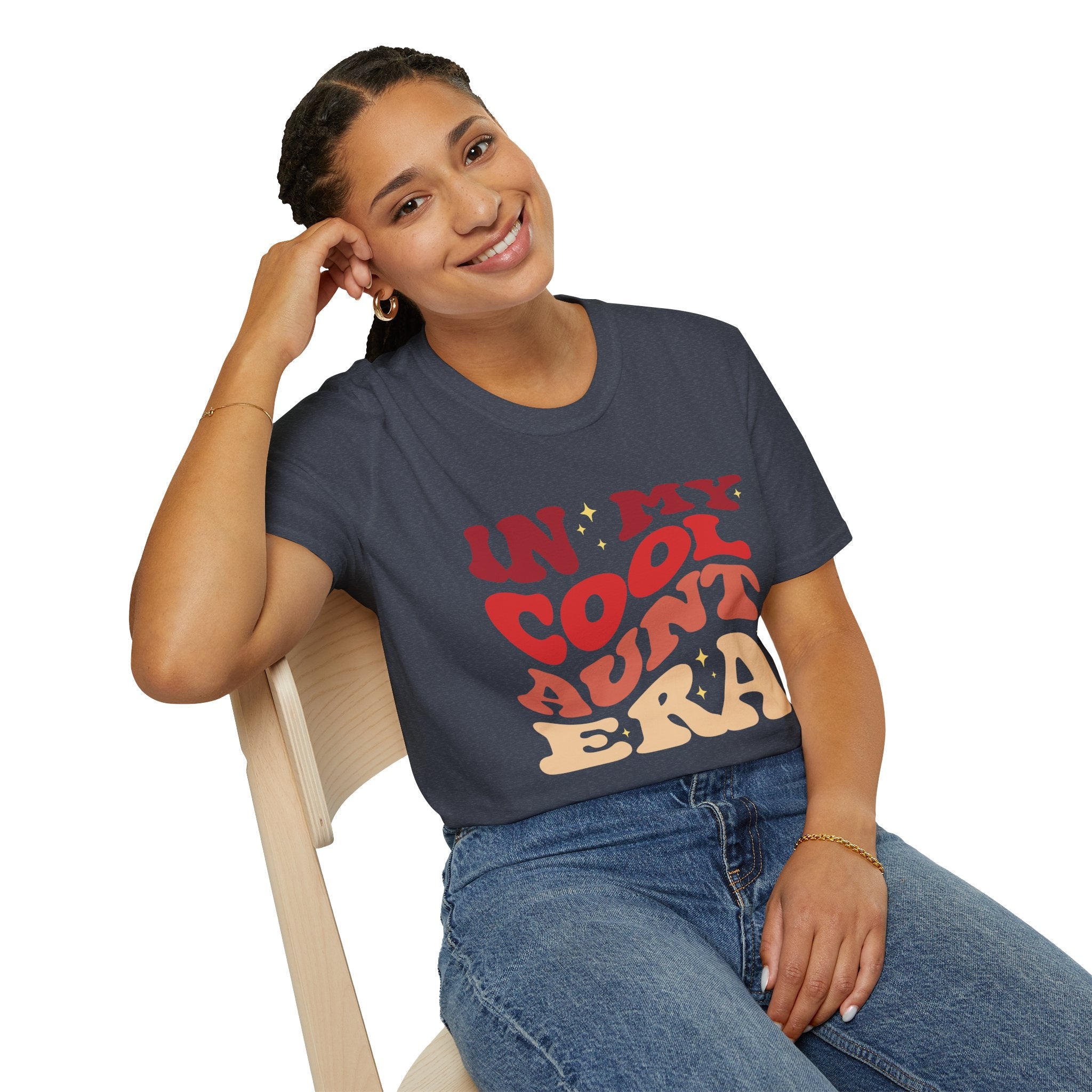 Cool Aunt T-Shirt – “In My Cool Aunt Era” Fun Auntie Gift Tee for Birthdays, Family Gatherings, and Everyday Wear