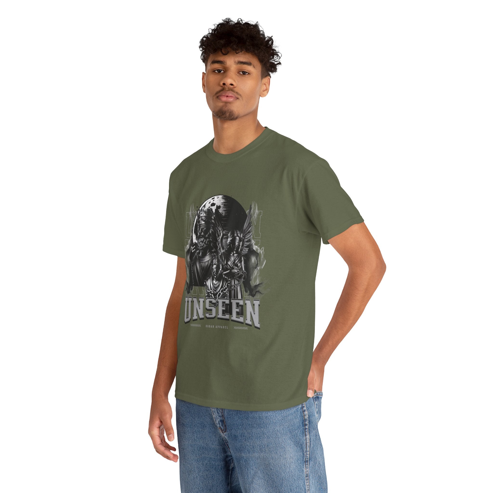 "Unseen" Blindfolded Figures with Chains - Dark Urban Apparel Digital Art