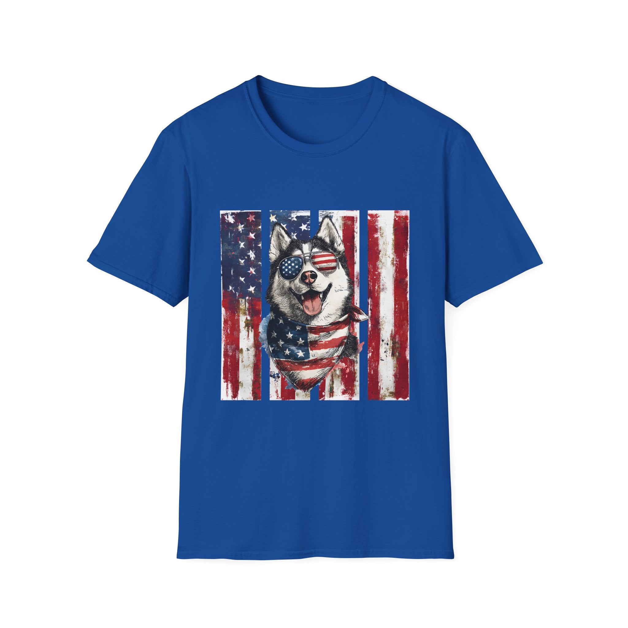 Patriotic Paws: Siberian Husky Edition