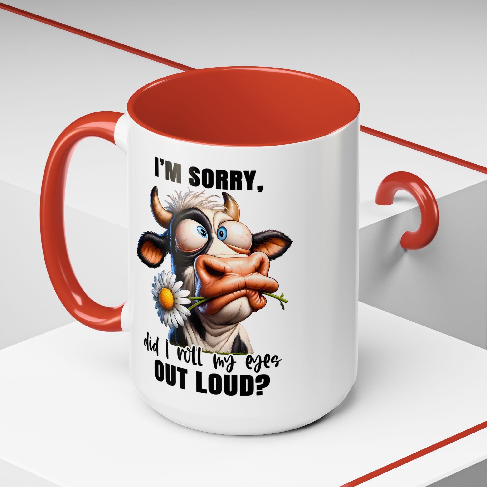 Sassy Cow Eye-Roll Mug