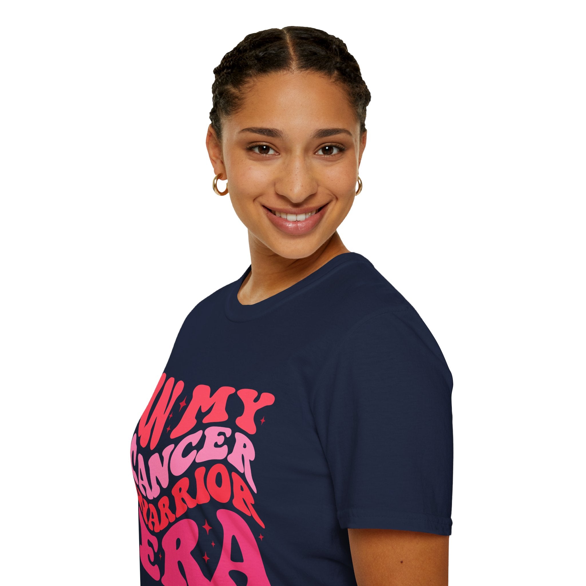 Inspirational T-Shirt – “In My Cancer Warrior Era” Support Tee for Cancer Survivors, Fighters, and Awareness Events
