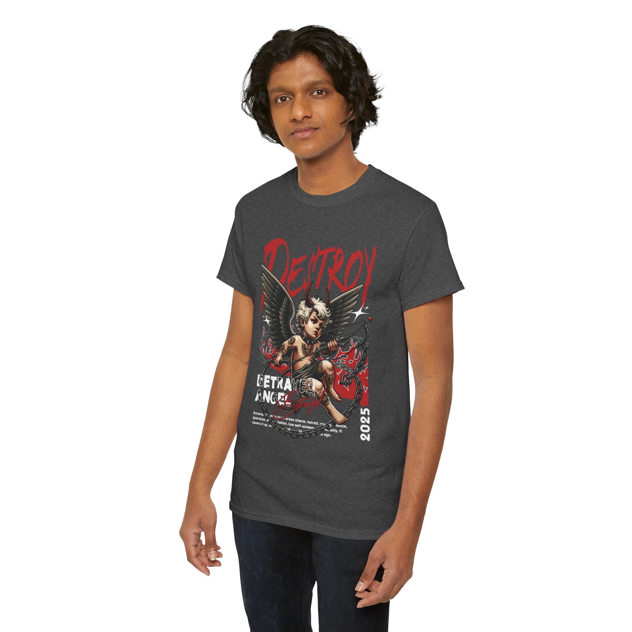 Destroyed Innocence: Betrayed Angel Streetwear Graphic