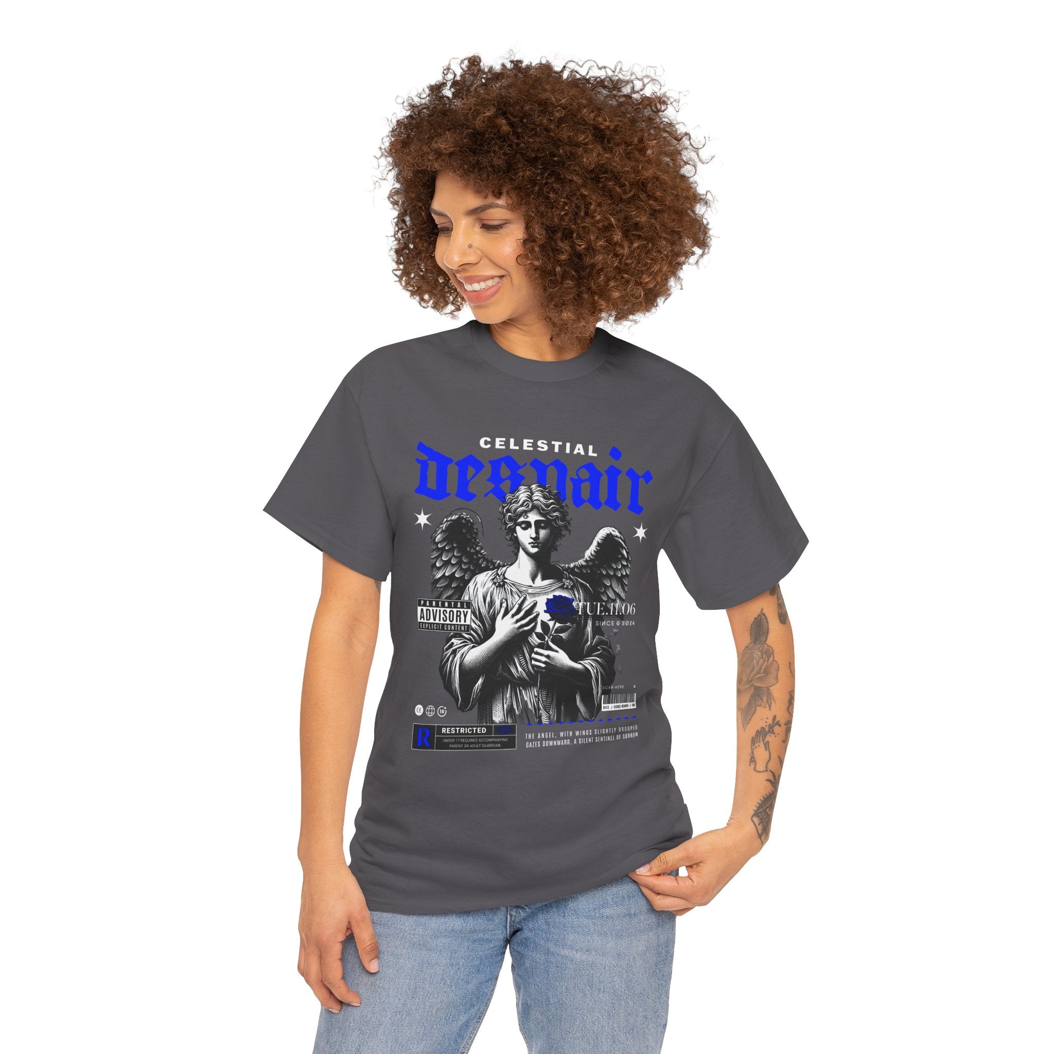 Celestial Despair Graphic T-Shirt Design