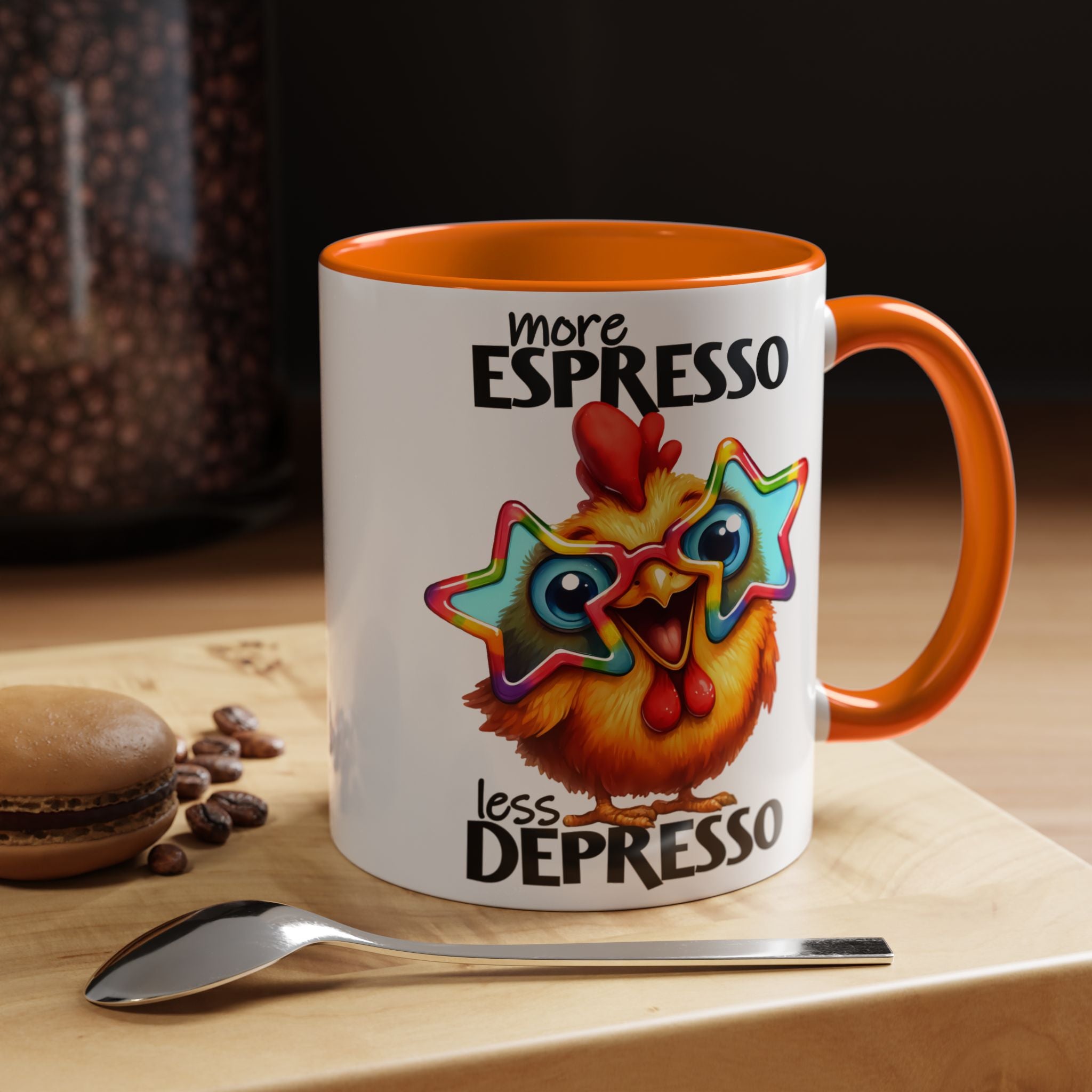 More Espresso, Less Depresso – Mood-Boosting Mug
