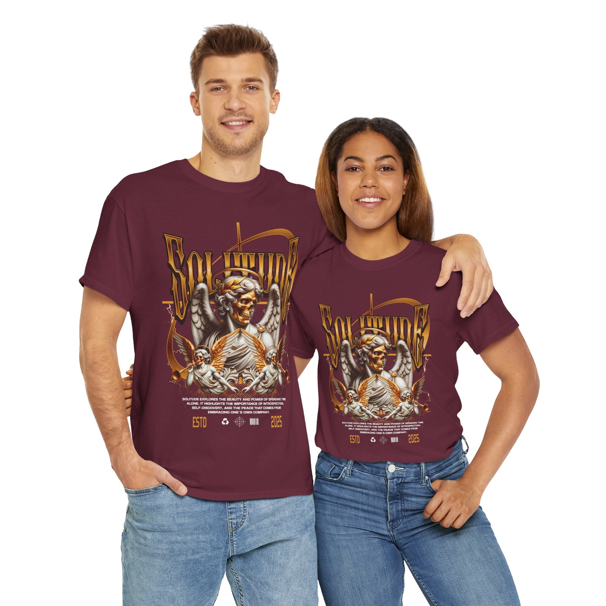 "Wings of Sin" - Gothic T-Shirt Design