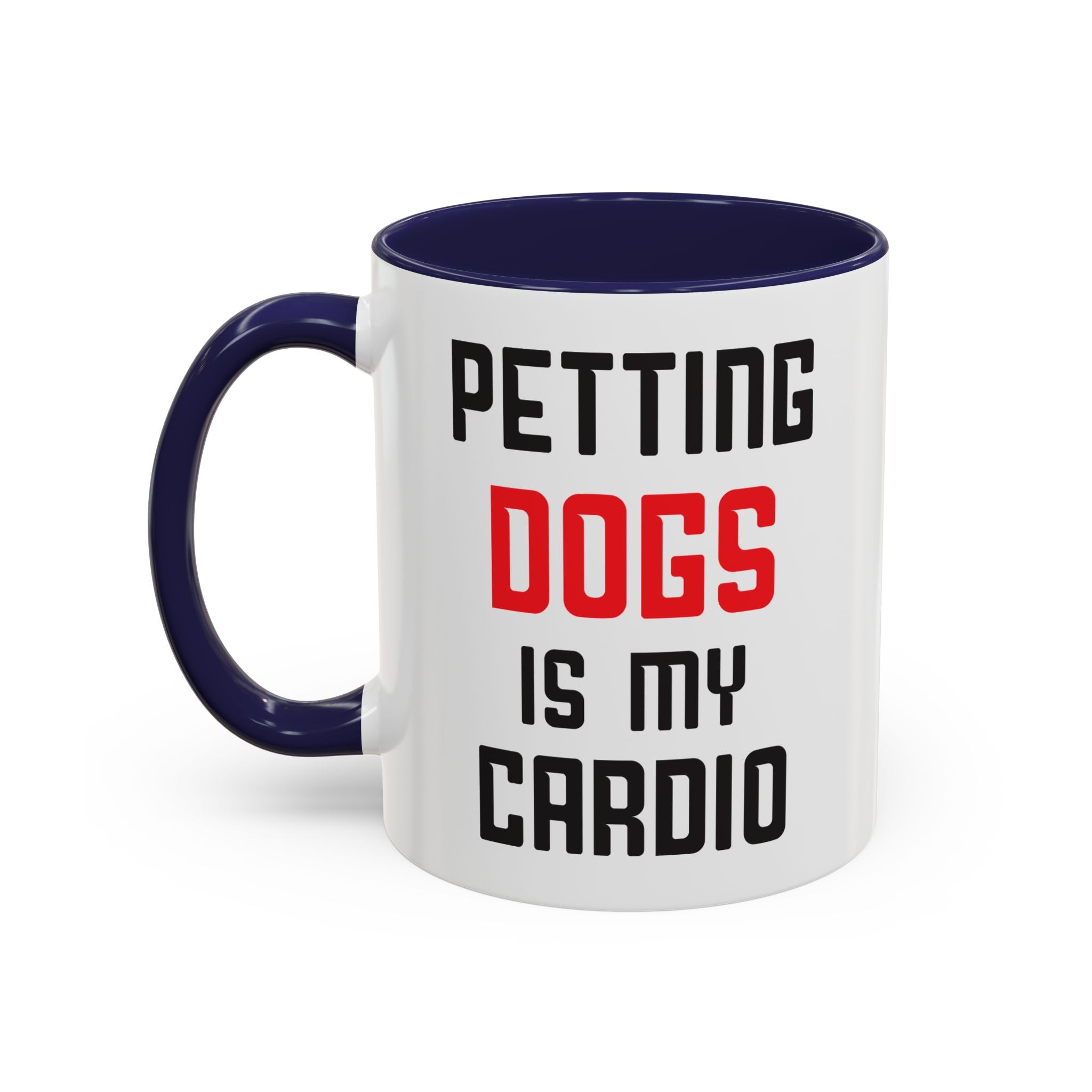 Dog Lover Coffee Mug – 11oz & 15oz Funny Pet Quote, Colorful Interior
