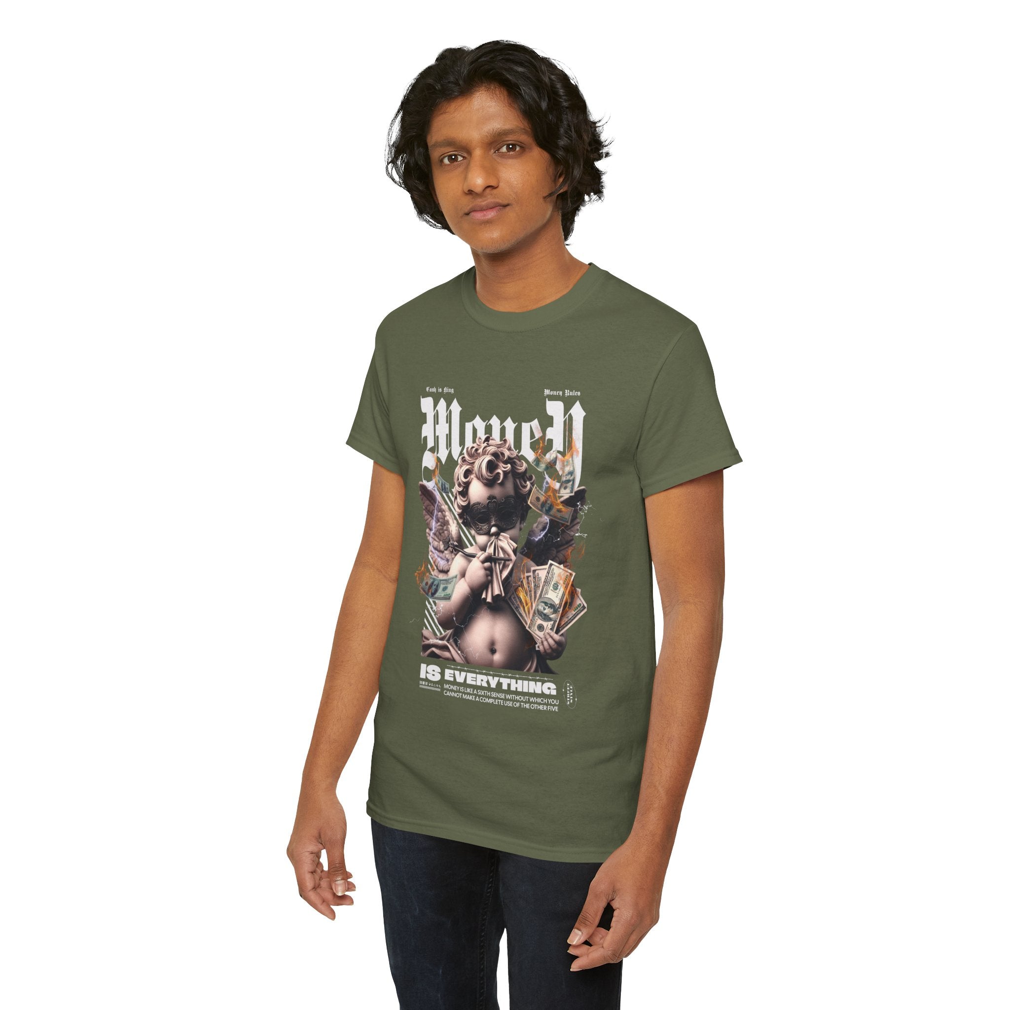Money is Everything: Opulent Cherub Streetwear Design