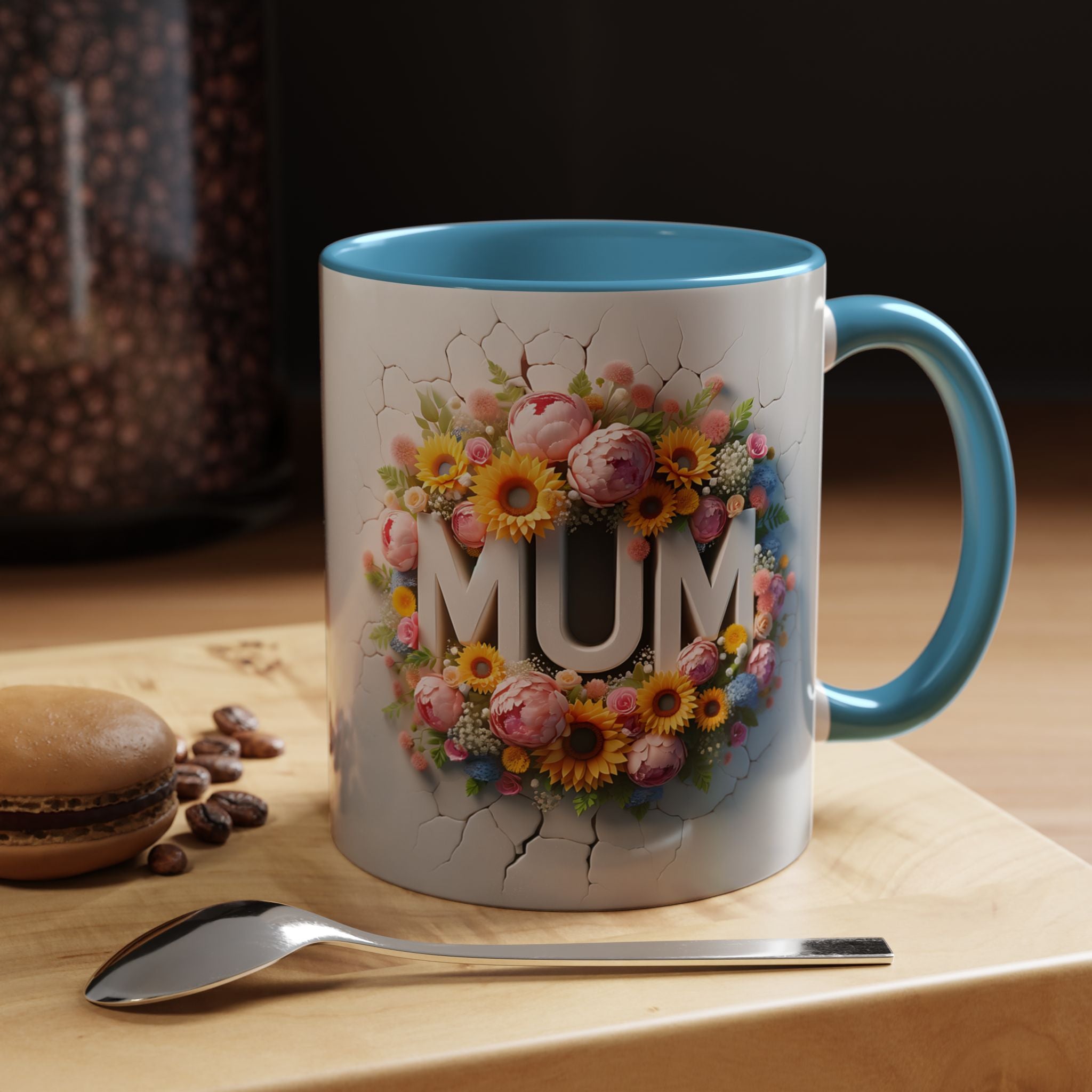 Love Mum Floral Coffee Mug