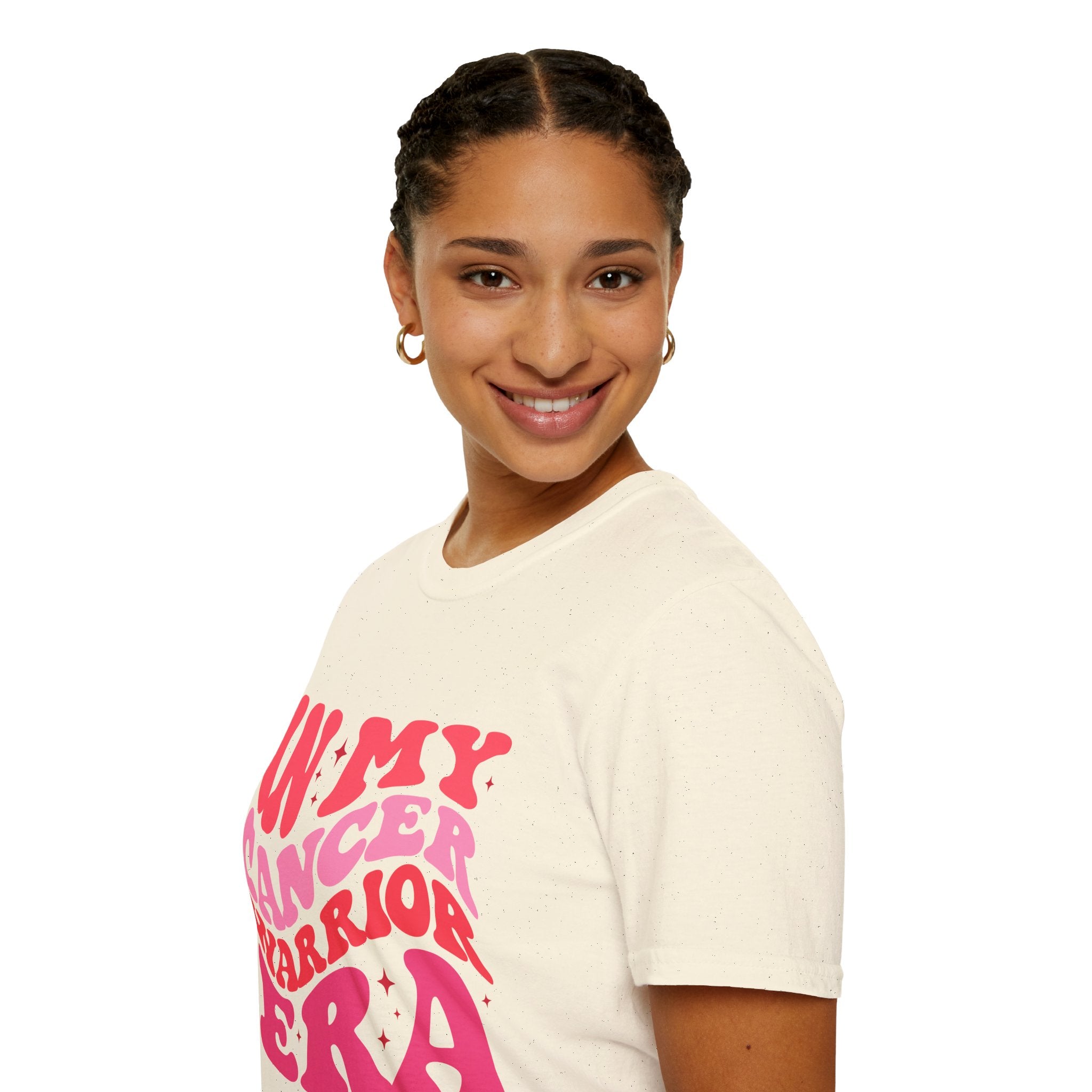 Inspirational T-Shirt – “In My Cancer Warrior Era” Support Tee for Cancer Survivors, Fighters, and Awareness Events