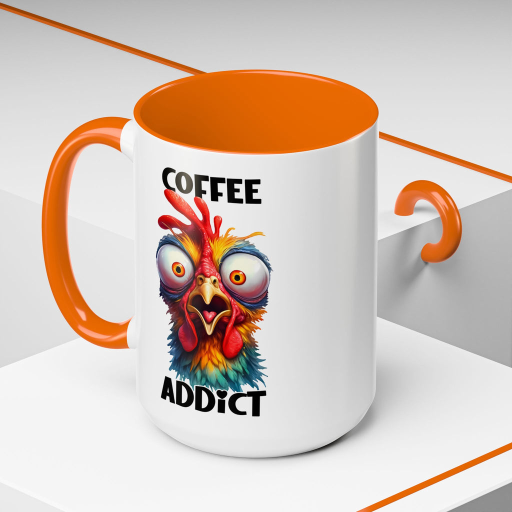 Coffee Addict – Perplexed Chicken Mug