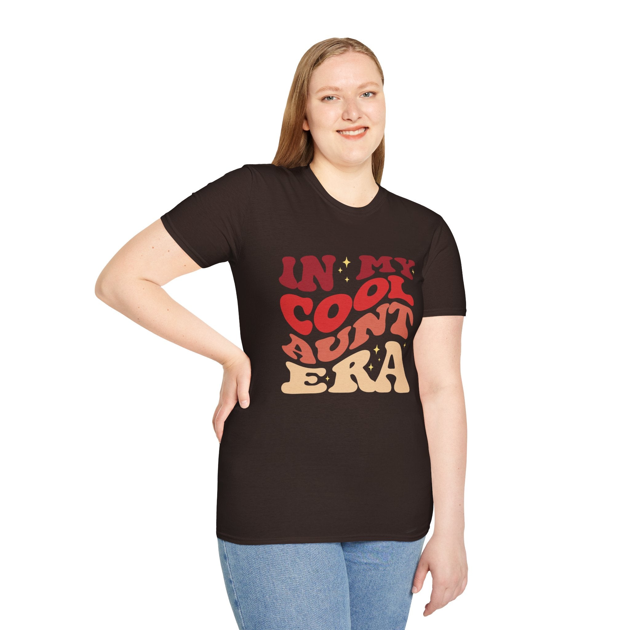 Cool Aunt T-Shirt – “In My Cool Aunt Era” Fun Auntie Gift Tee for Birthdays, Family Gatherings, and Everyday Wear