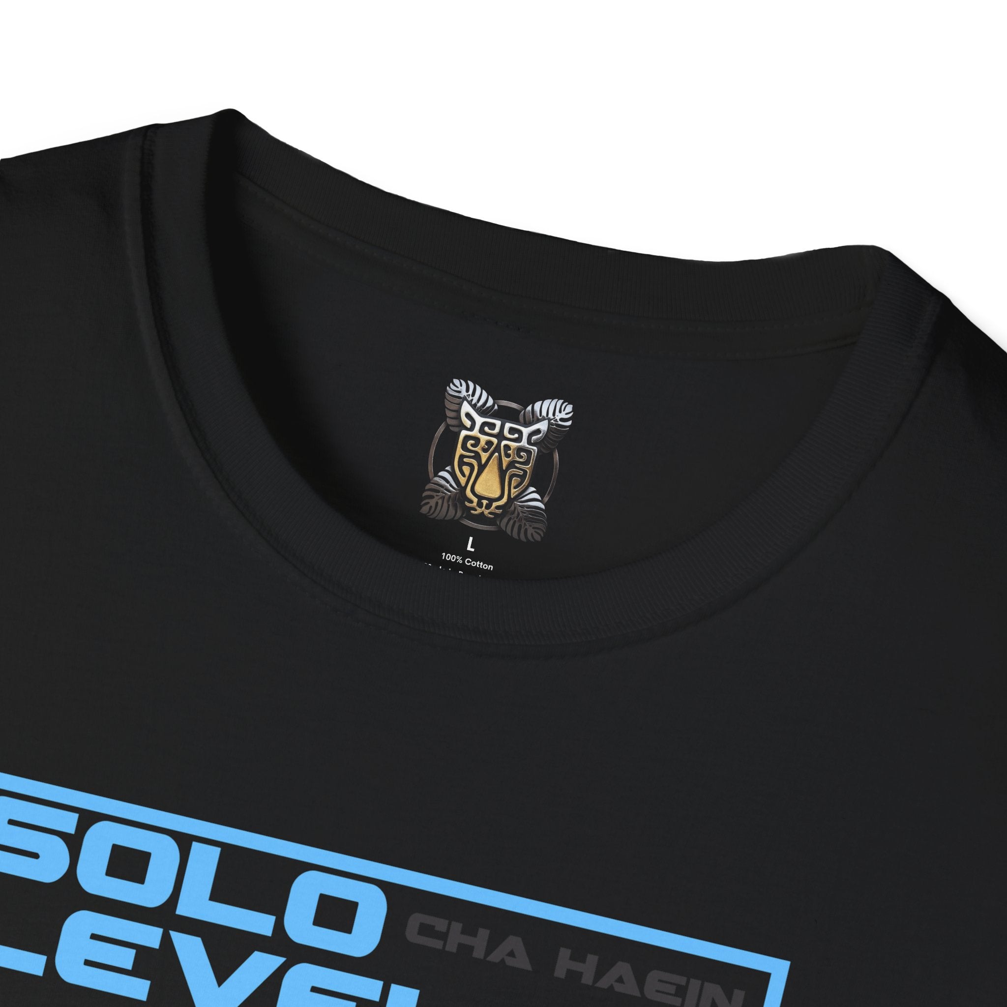 Solo Leveling Cha Hae-In Anime T-Shirt – Black Graphic Tee for Fans