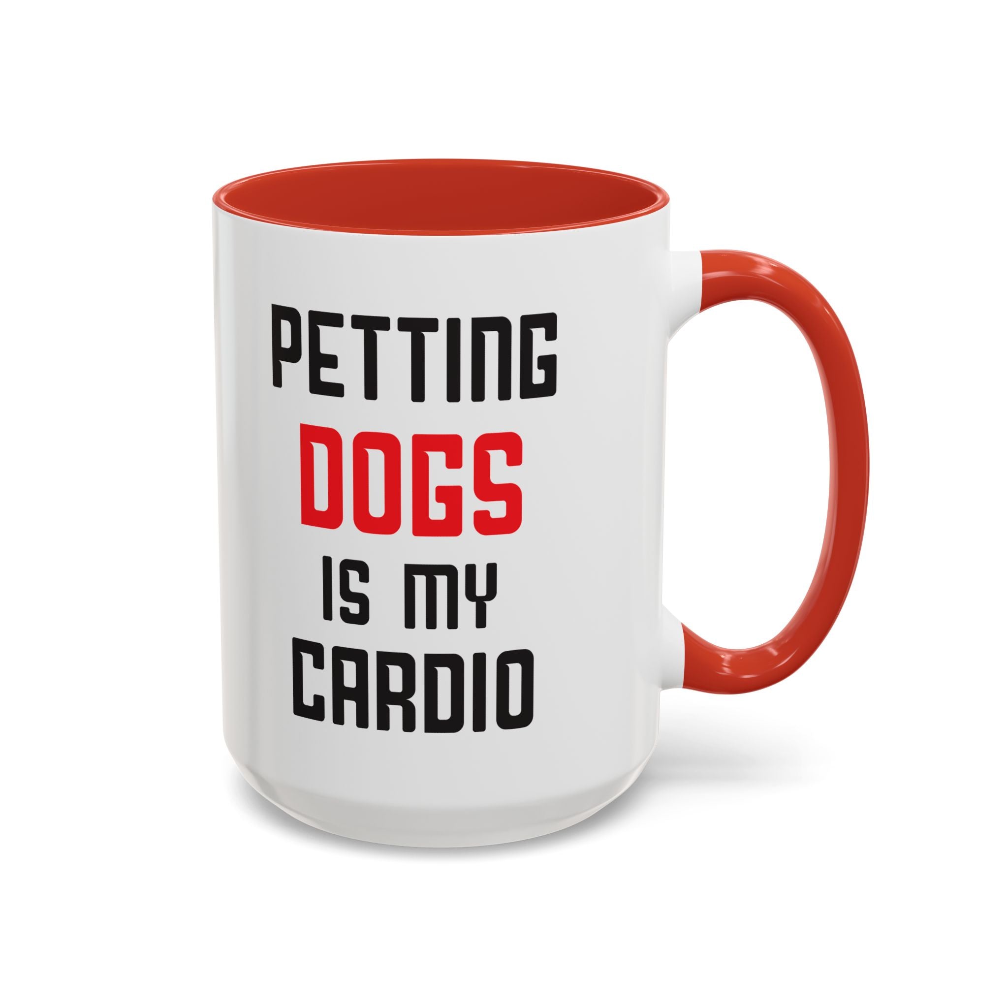 Dog Lover Coffee Mug – 11oz & 15oz Funny Pet Quote, Colorful Interior