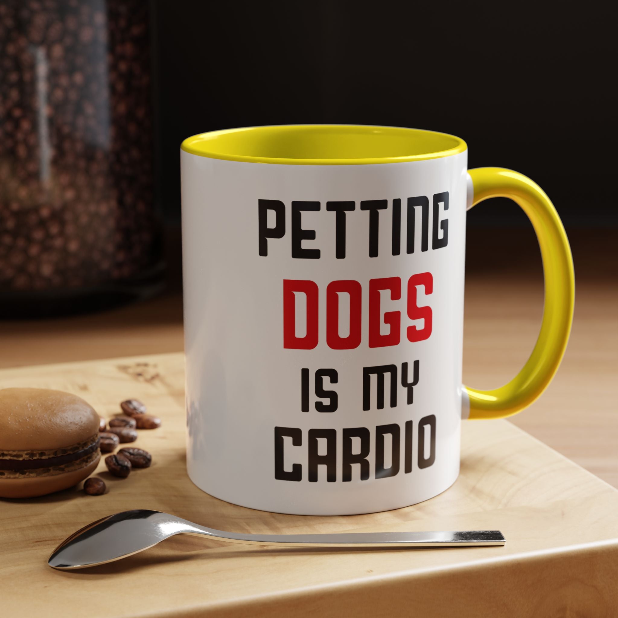 Dog Lover Coffee Mug – 11oz & 15oz Funny Pet Quote, Colorful Interior