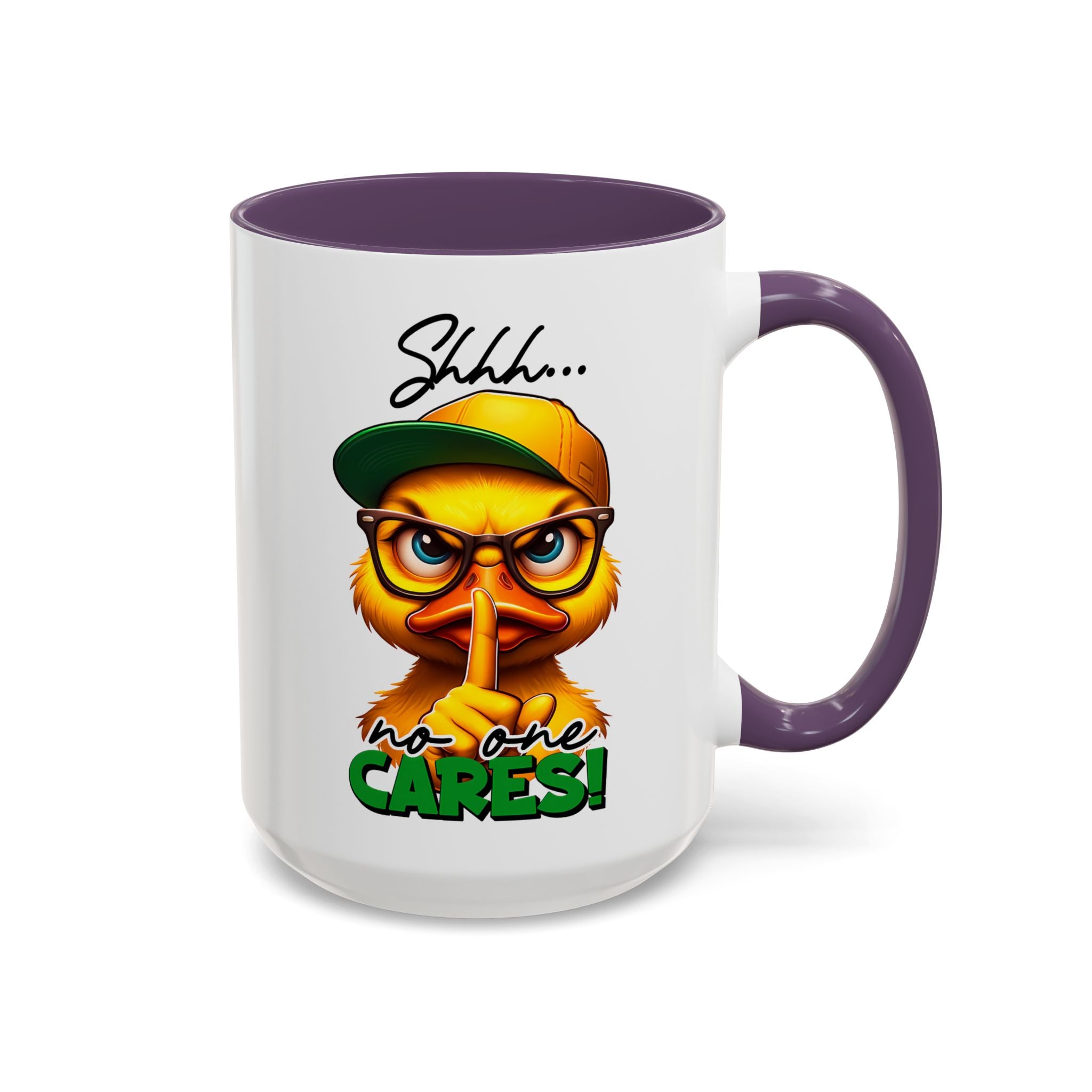 Shhh… No One Cares Duckling Mug