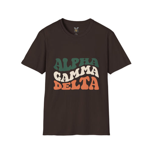 Alpha Gamma Delta T-Shirt – Greek Letters Shirt, Sorority Style Tee, Retro College Greek Life Apparel